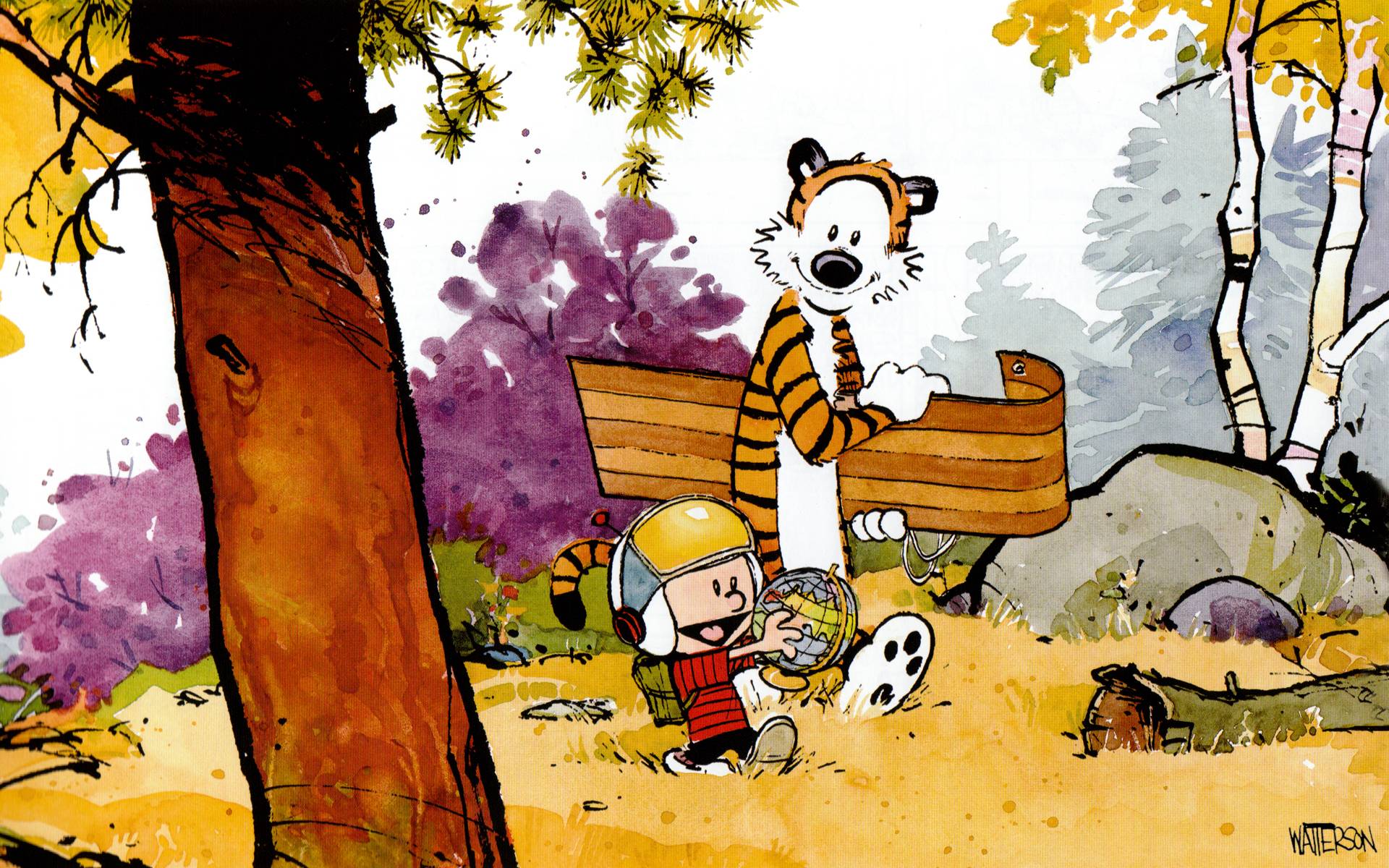 Calvin And Hobbes Desktop Wallpapers - Wallpaper Cave