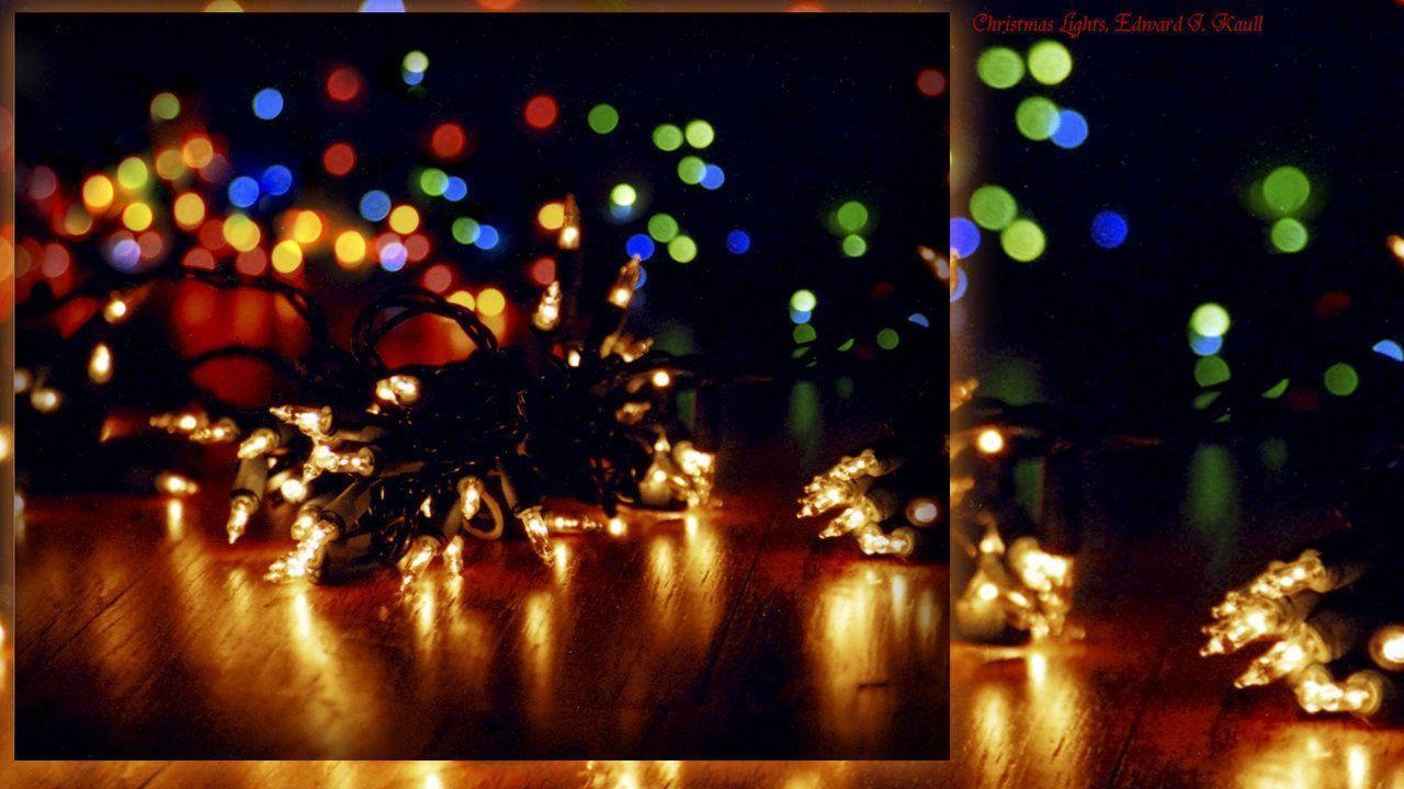 Christmas Lights Widescreen Wallpaper