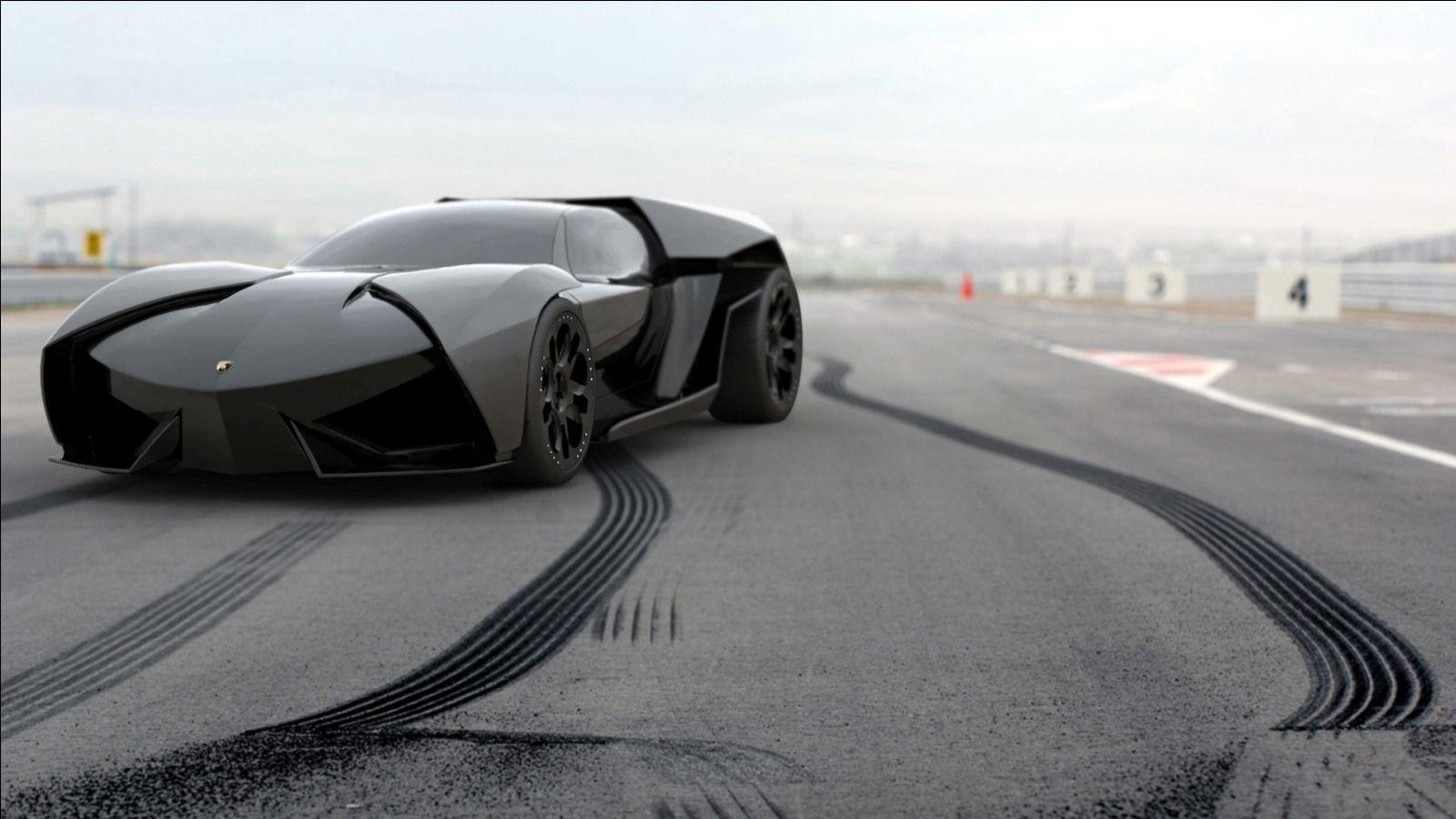 Lamborghini Ankonian concept looks like a stealth fighter you can