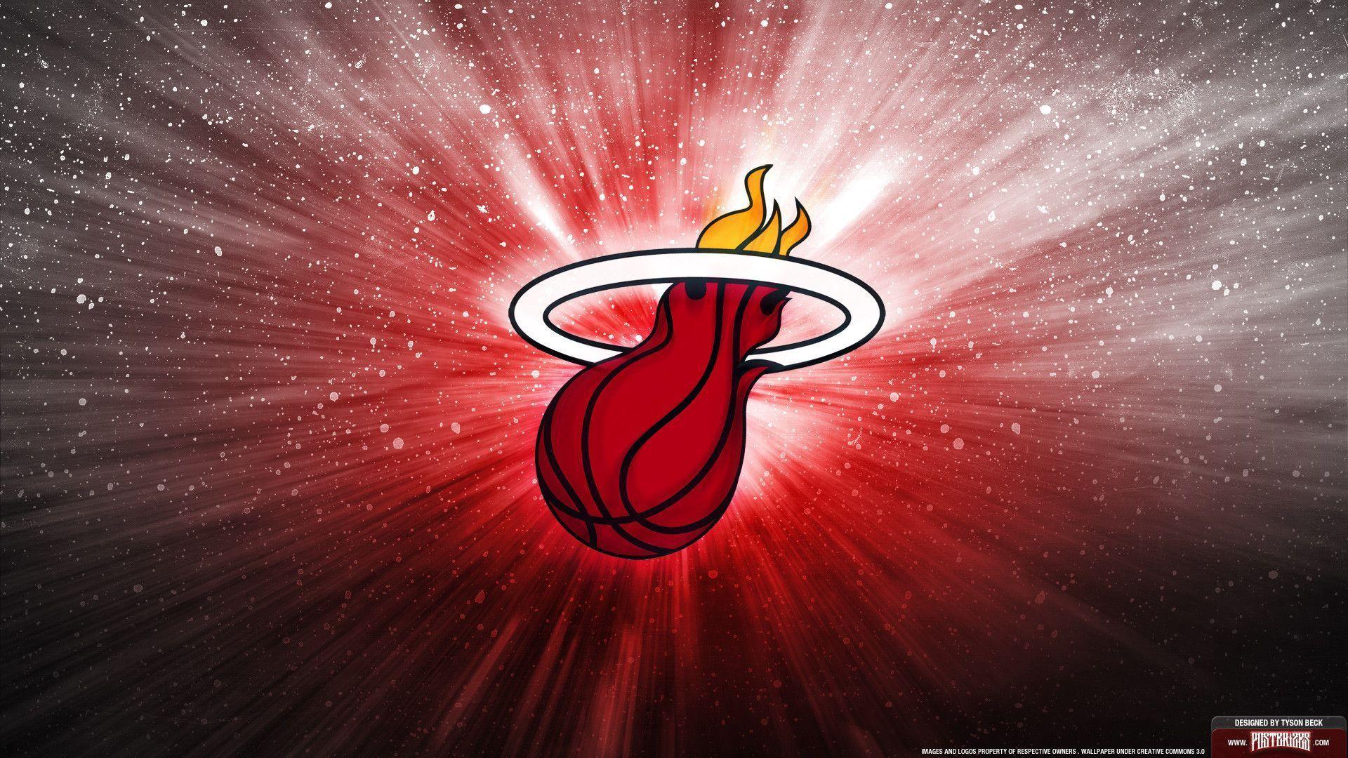 Miami Heat Logo Wallpaper. Posterizes. NBA Wallpaper