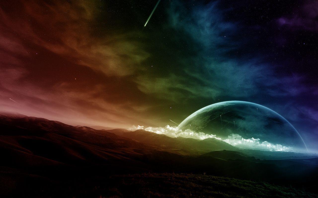Colorful Space Wallpaper and Background