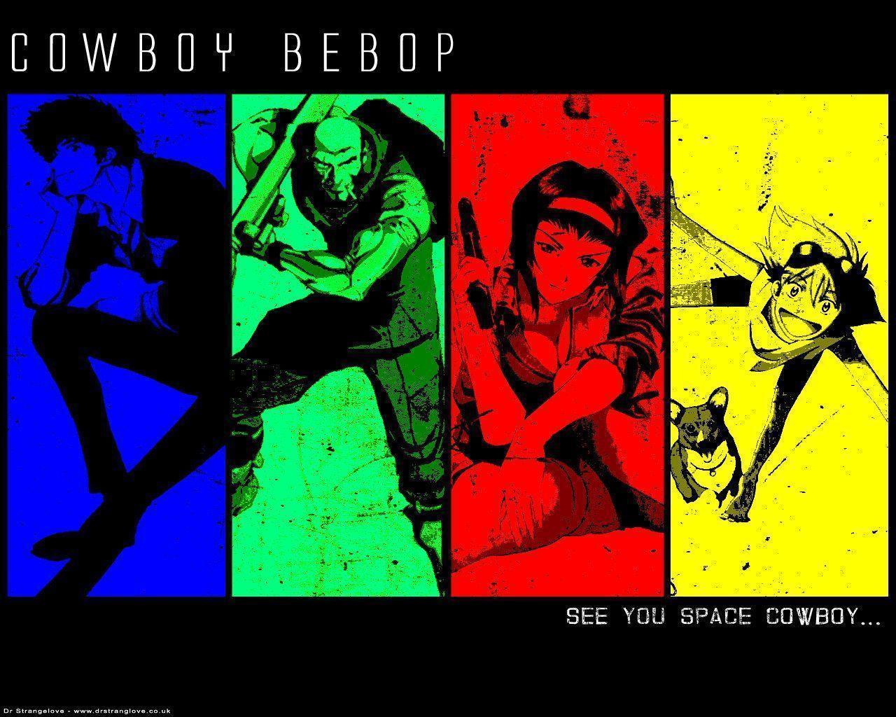 Collage Character Bebop Wallpaper