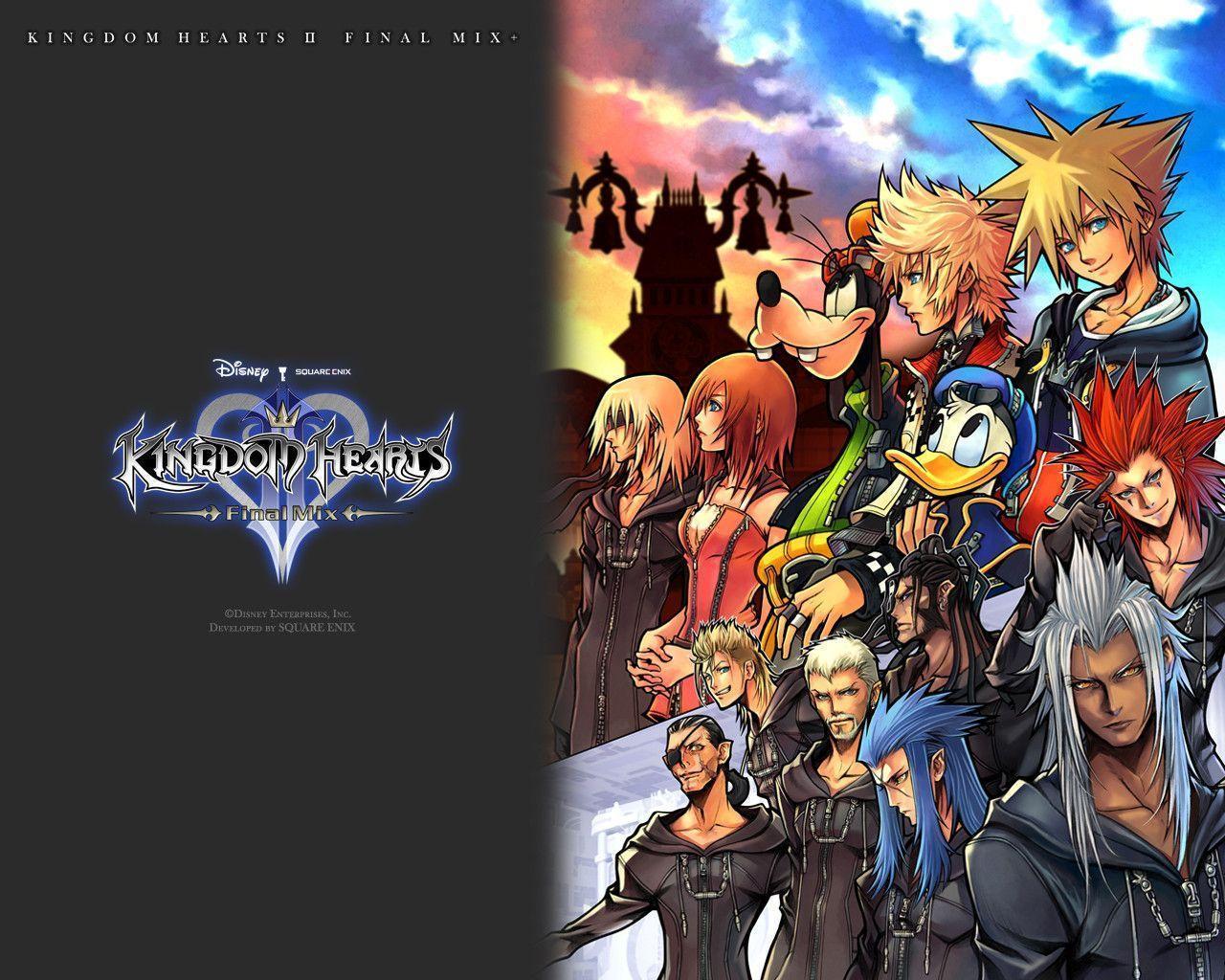 kingdom hearts final mix wallpaper