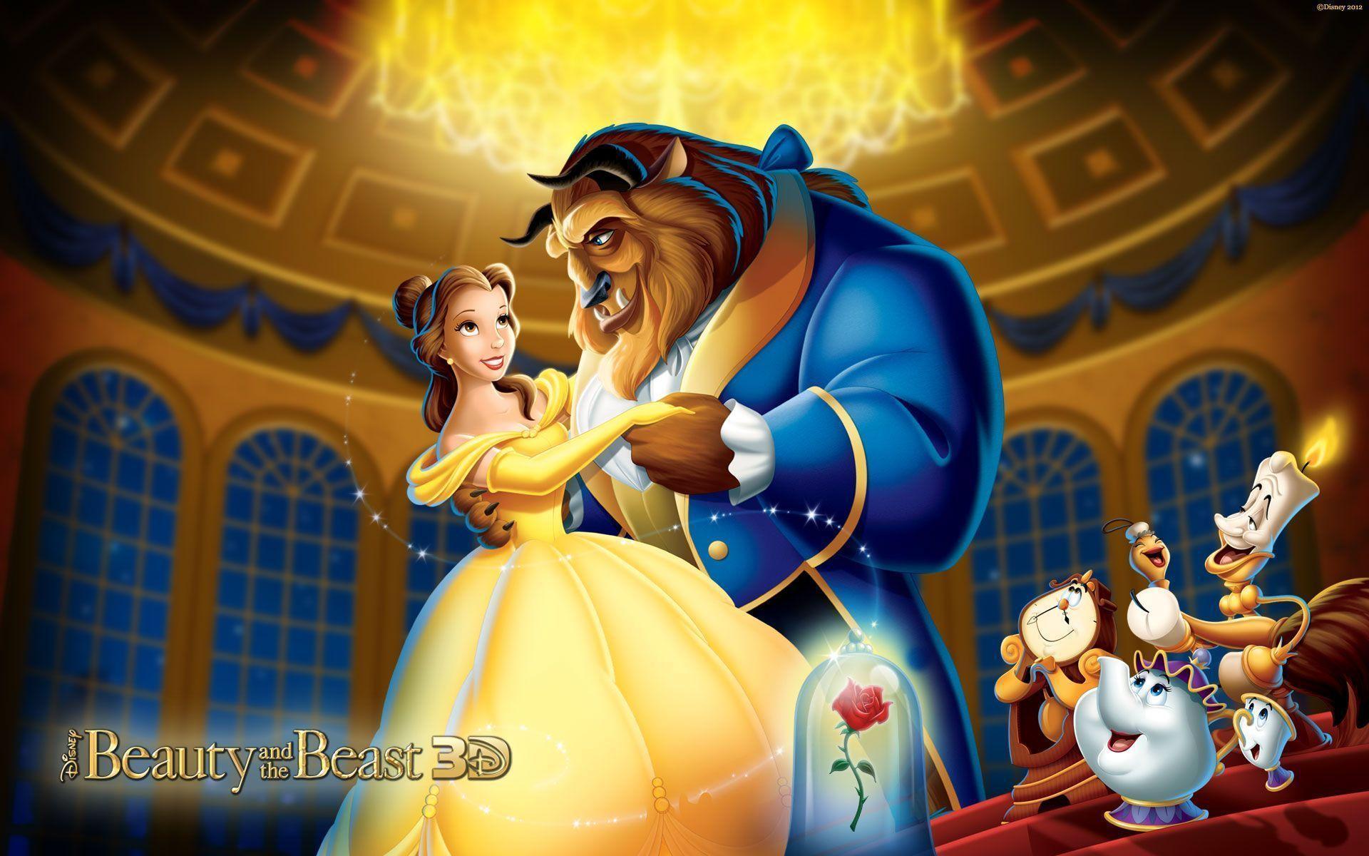 Beauty and the Beast 3D Wallpaper HD Download