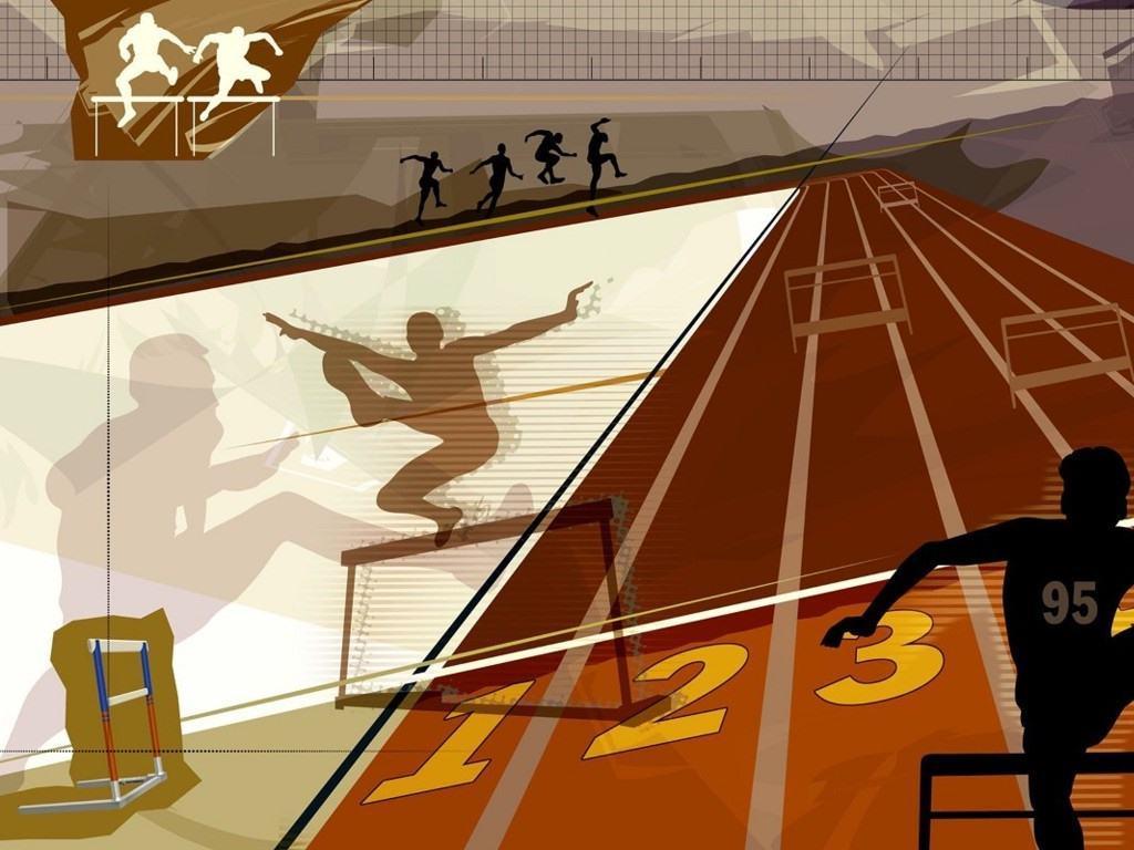 Track And Field Background Wallpaper