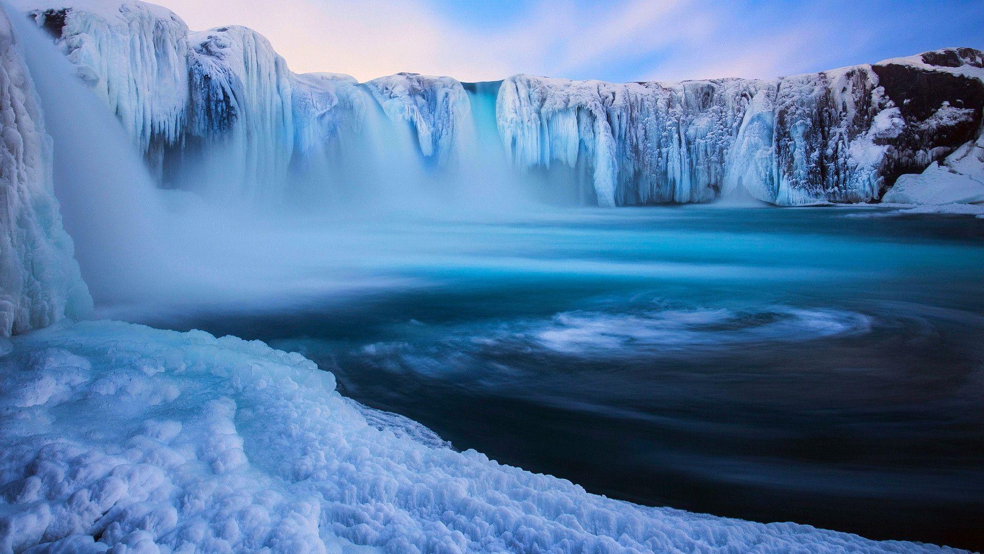 Godafoss Waterfall Iceland Wallpaper, iPhone Wallpaper, Facebook
