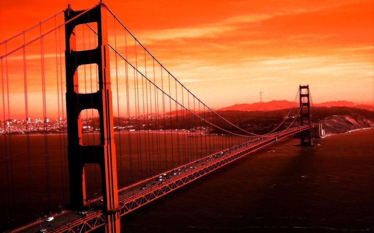 Golden Gate 1280x800 Wallpaper
