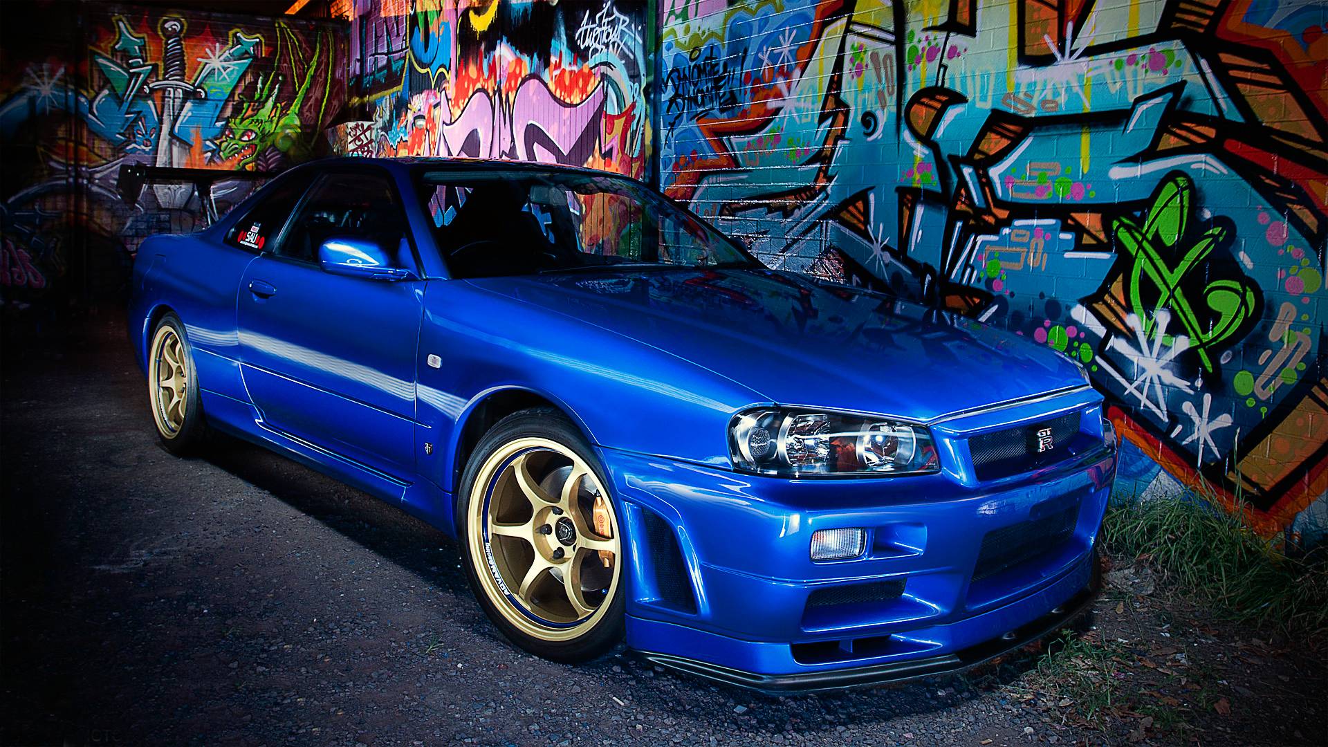 Nissan Skyline R34 Desktop Wallpaper