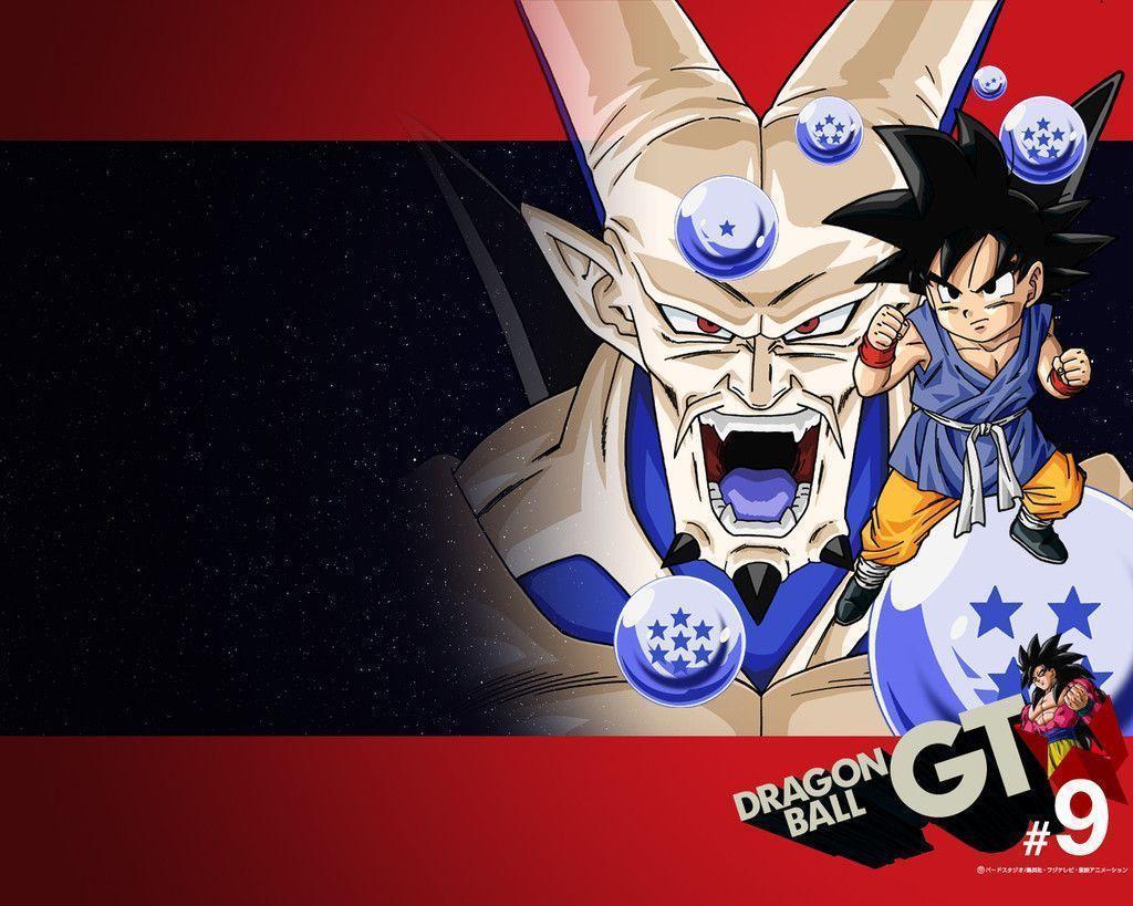 Dragon Ball GT Goku And Blue Dragon Balls