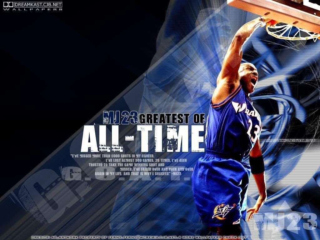 Download Michael Jordan, the Greatest of All Time Wallpaper