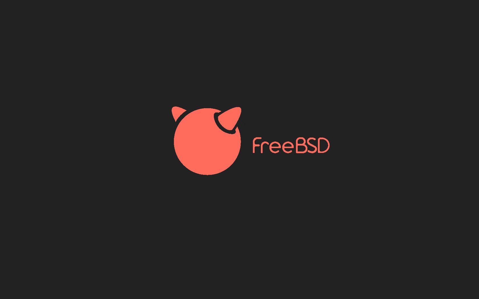 Pale Red Freebsd Wallpaper