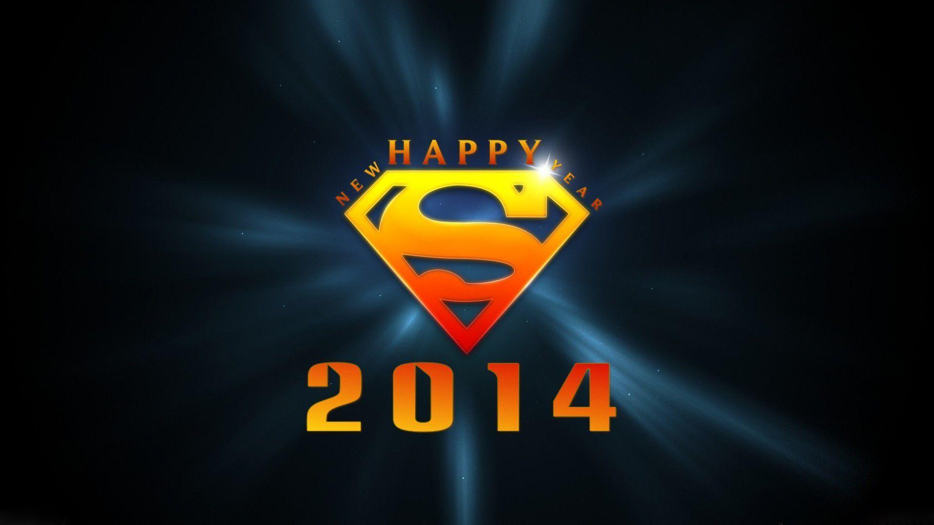 Superman New Year 2014 Wallpaper Wide or HD
