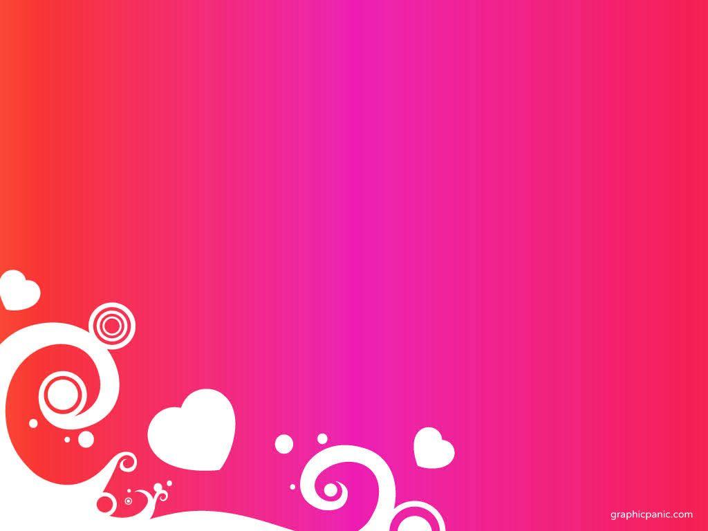 Hot Pink Background. PowerPoint Background &