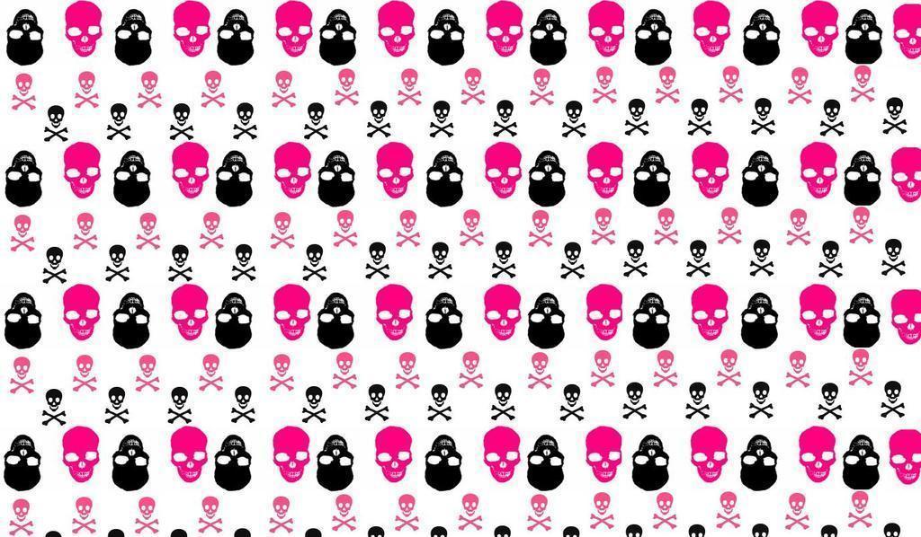 Pink Skull Picture and Wallpaper Items