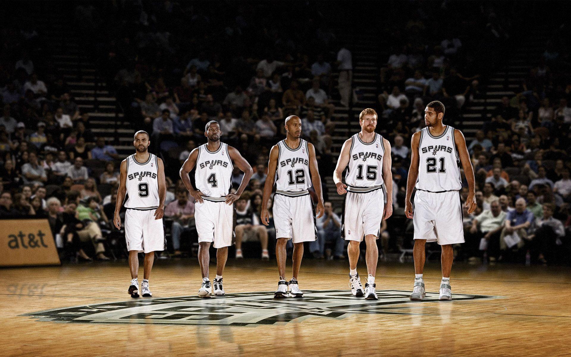 San Antonio Spurs 2014 Starting Lineup NBA Wallpaper Wide or HD