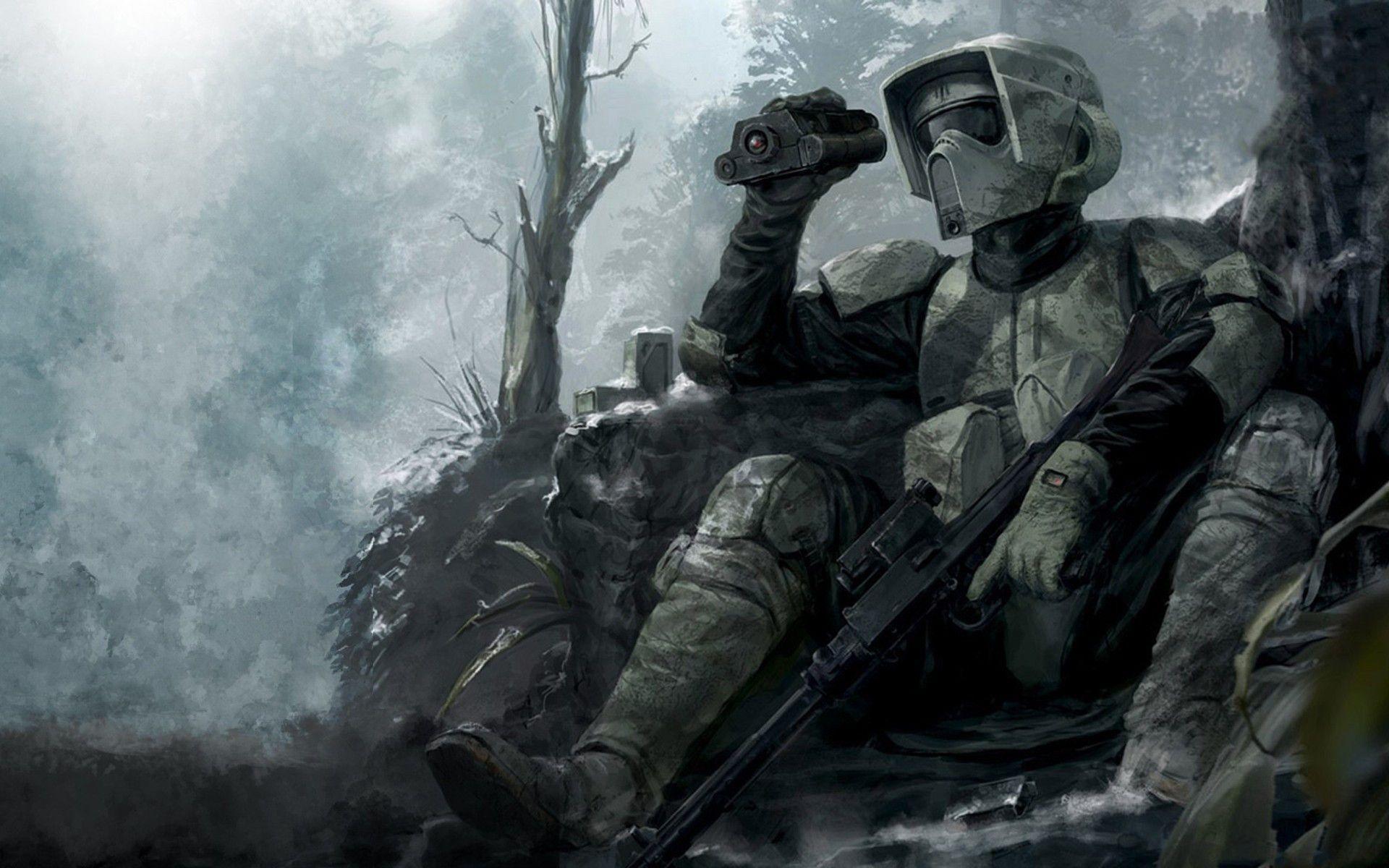 Star wars scout trooper Wallpaper