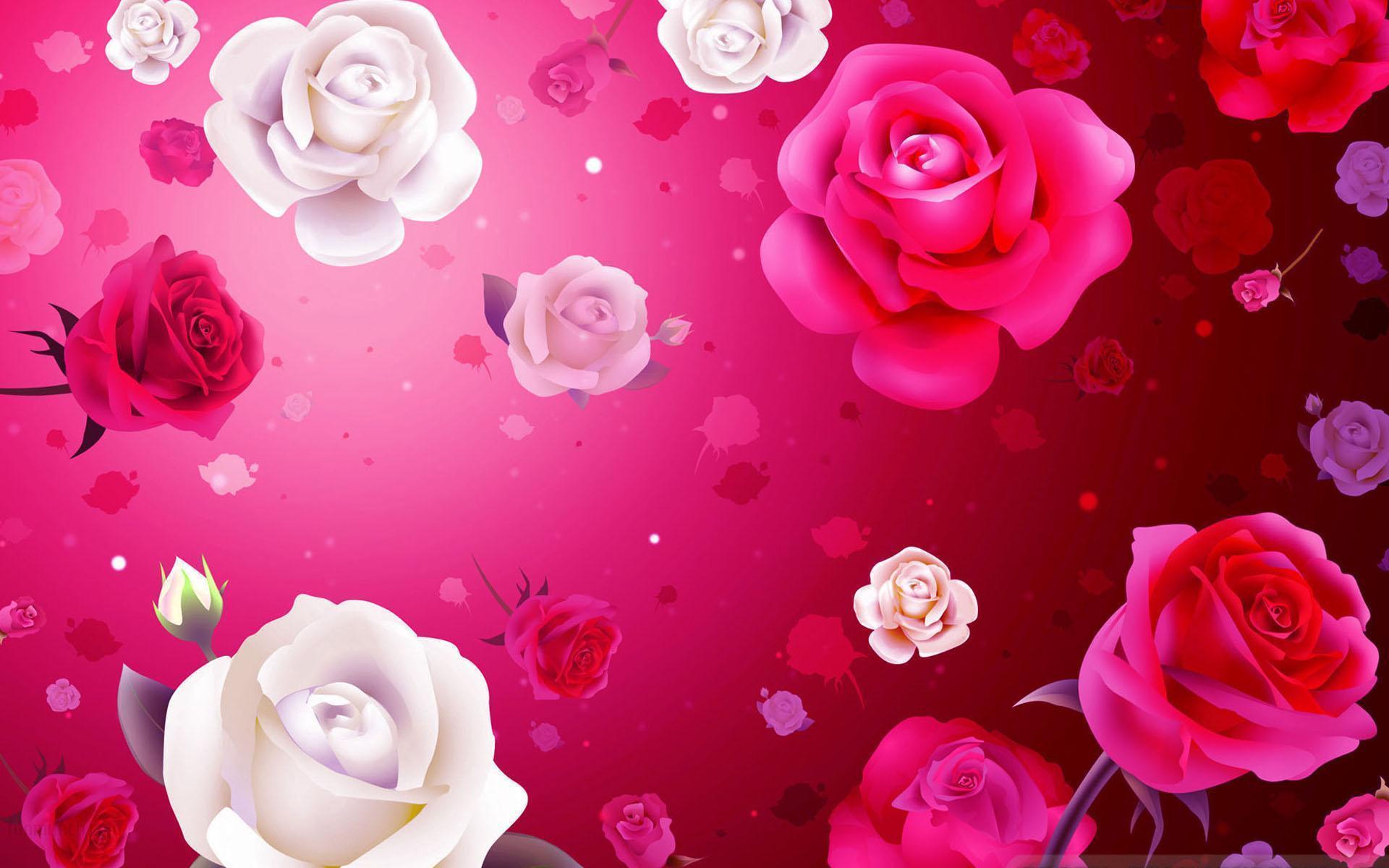Pink Valentines Day Background Desktop Wallpap Wallpaper