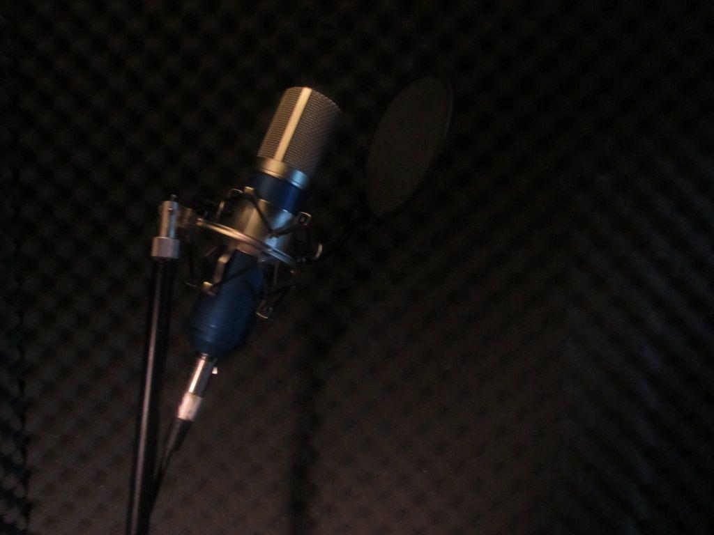 Recording Studio Microphone Wallpaper