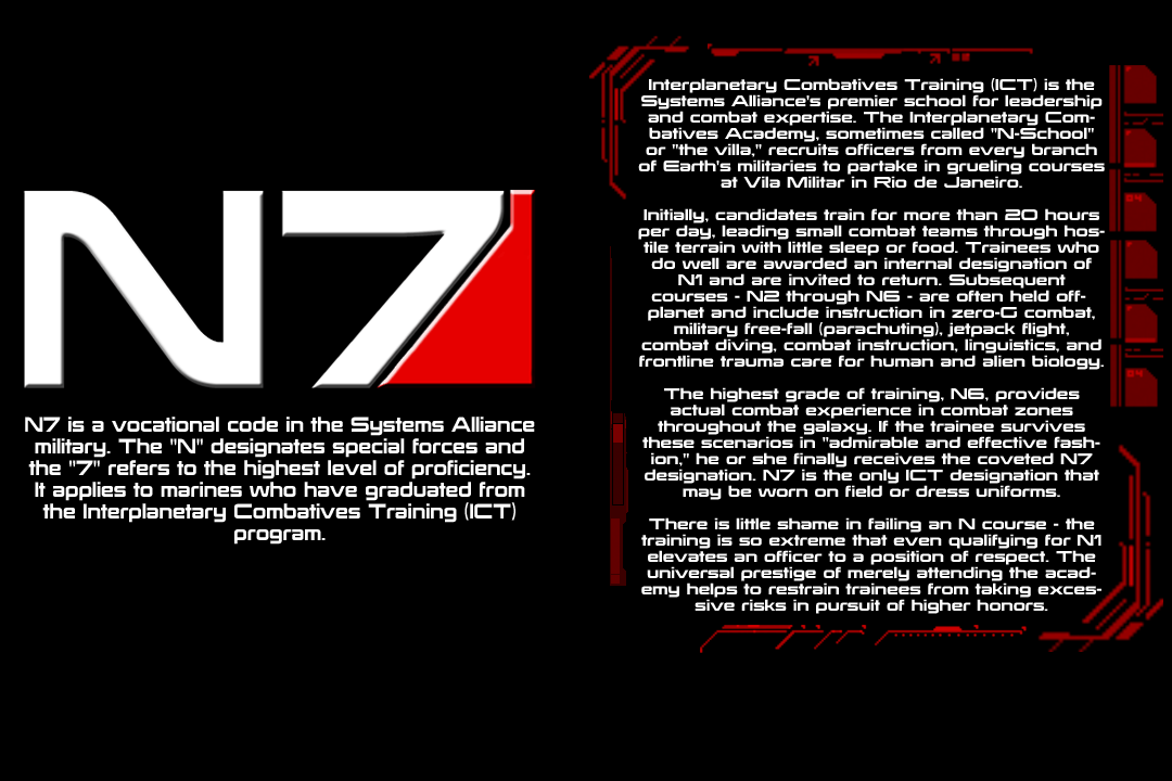 N7 Program Description Wallpapers by AnthraxtheRaven