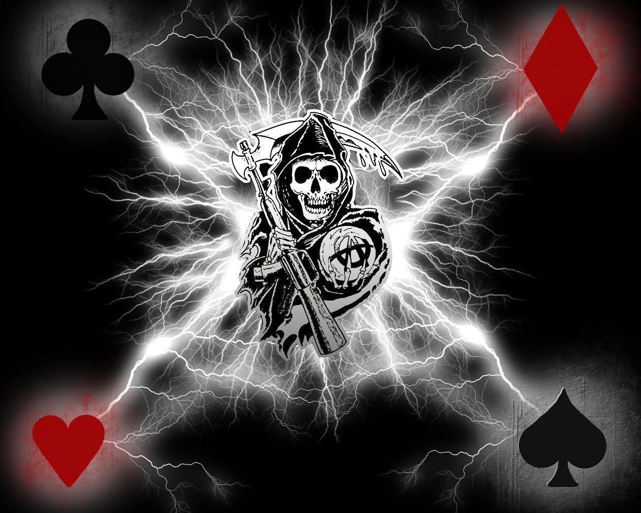 image For > Sons Of Anarchy Logo Wallpaper iPhone