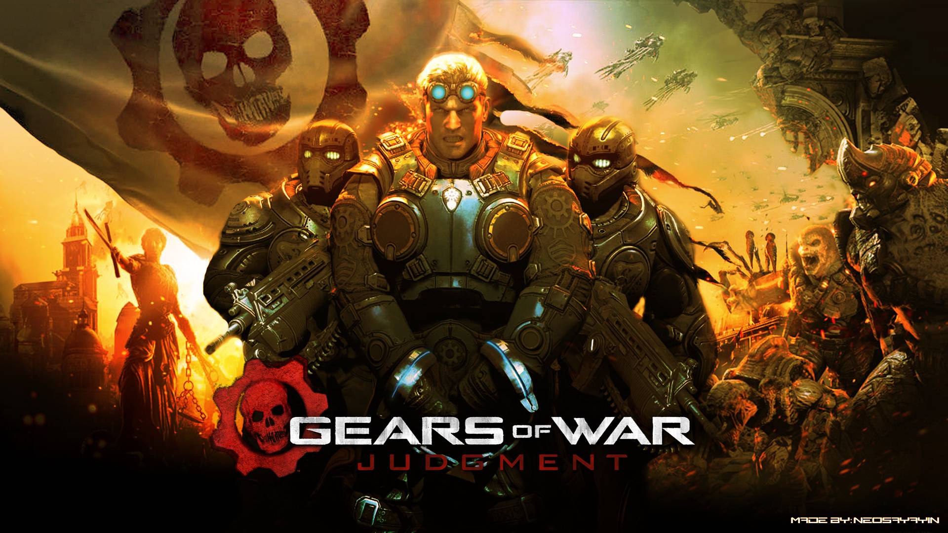 Wallpaper For > Gears Of War 3 Wallpaper 1080p