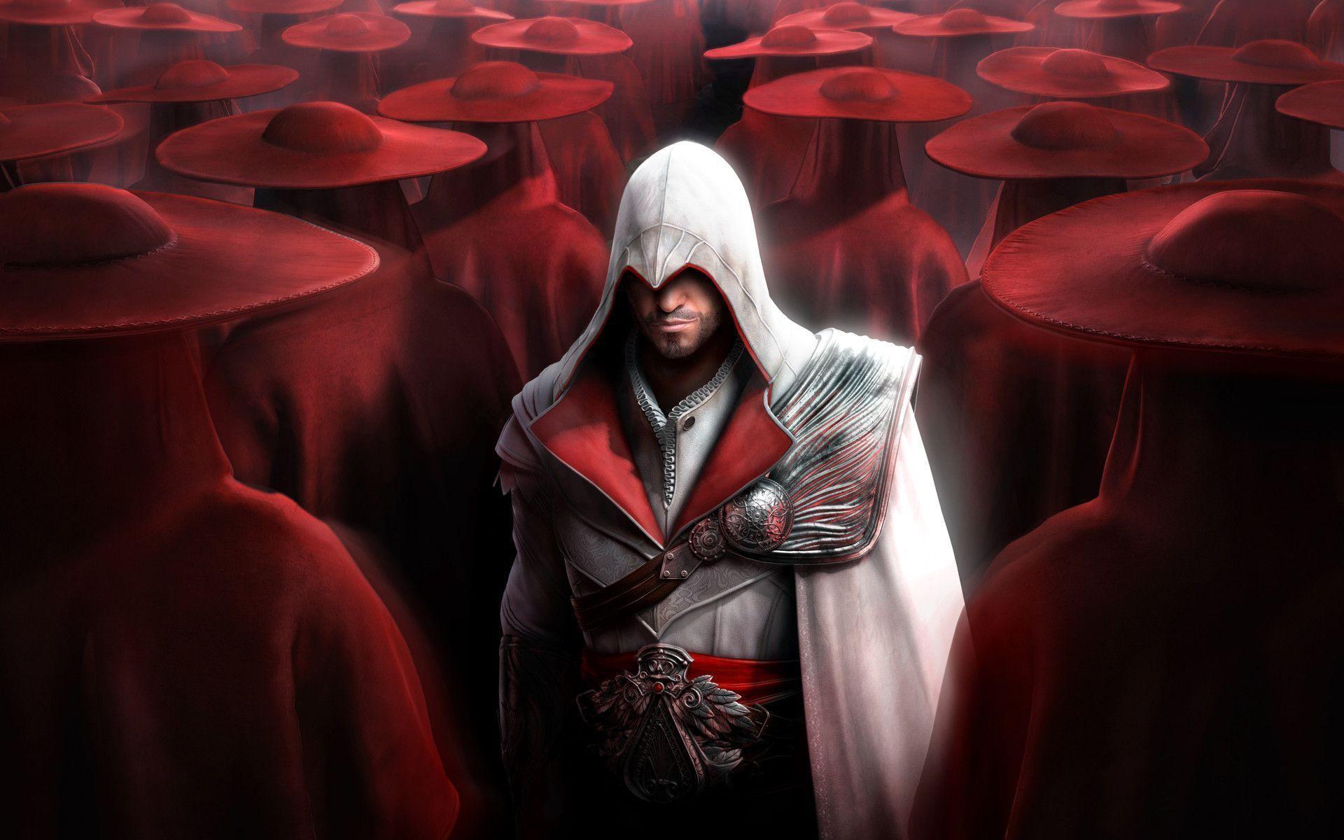 Pix For > Assassins Creed Brotherhood Ezio Wallpaper