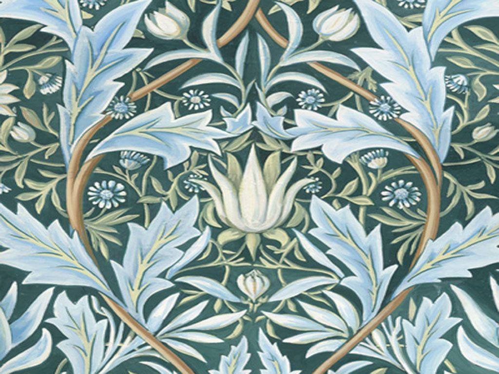 Duplex Hand Painted Custom Floral Wallpaper Wallpaper
