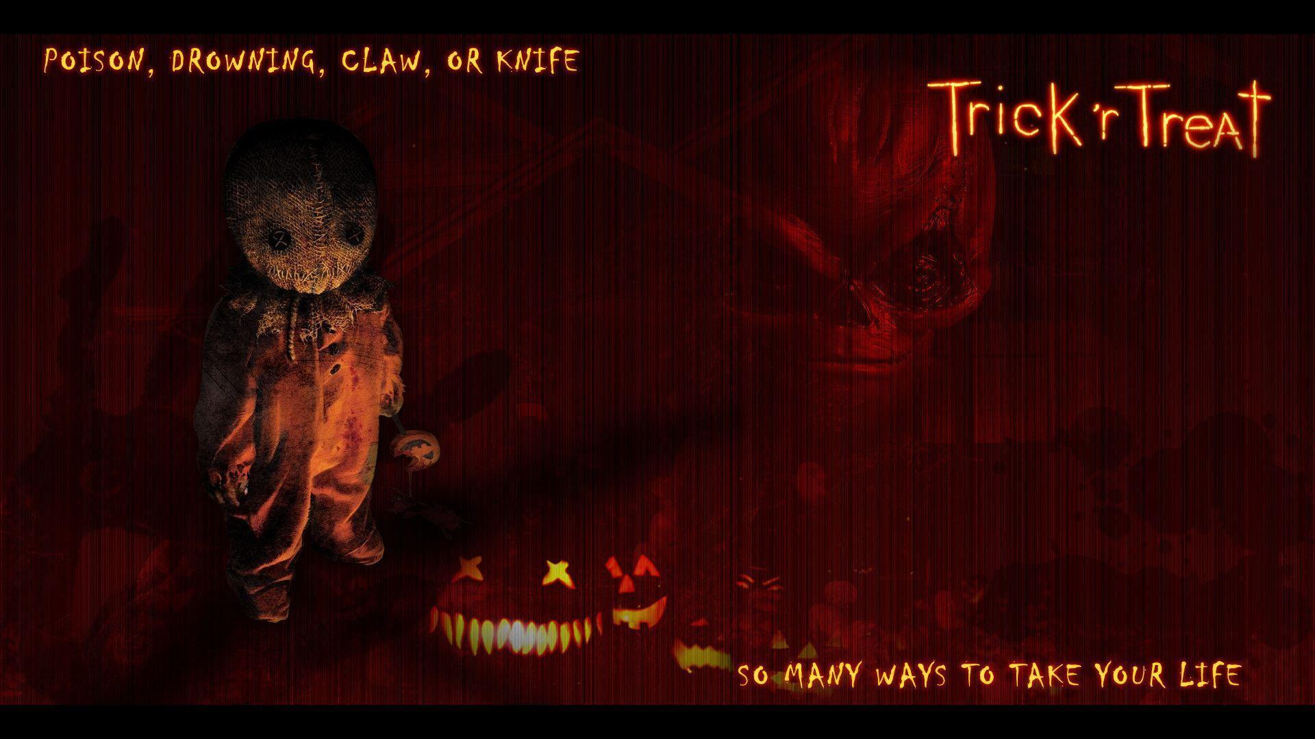 Creating A Trick 'r' Treat Wallpaper (Quick and Dirty)