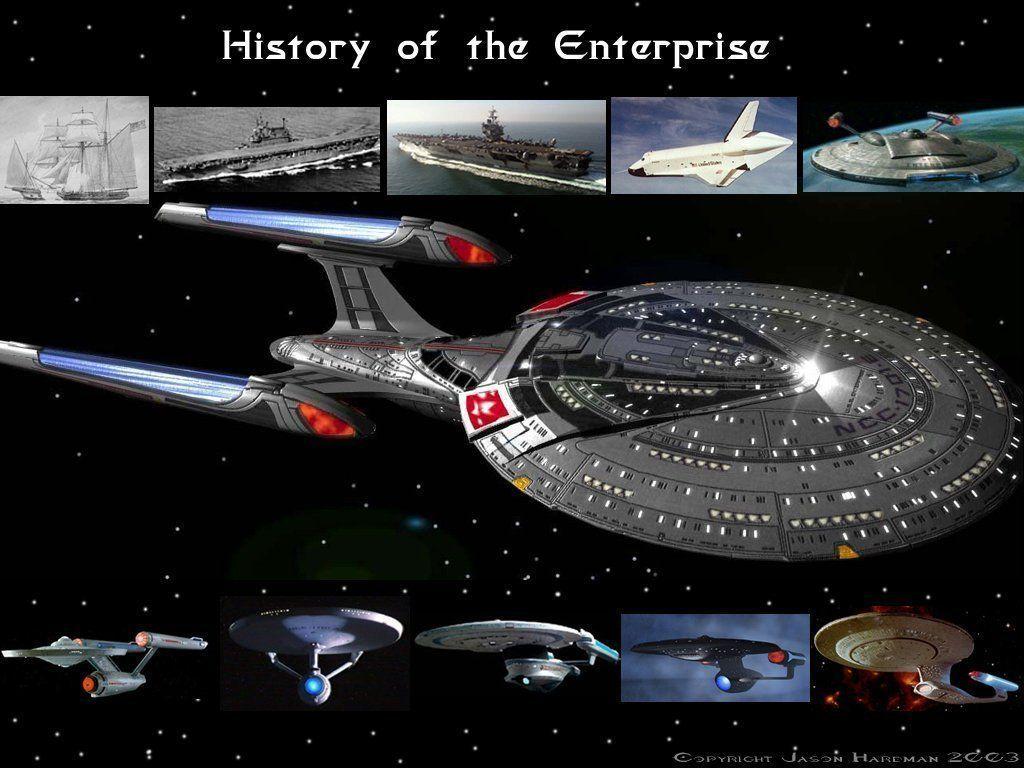 Enterprise History Trek The Next Generation Wallpaper