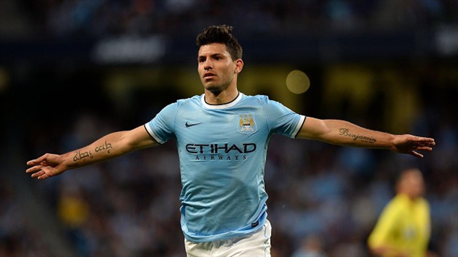Aguero Signs Five Year Contract At Man City League 2014