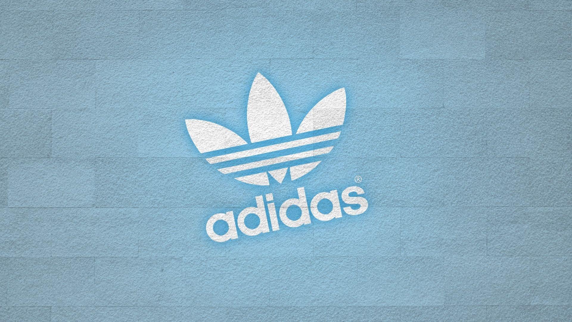 Adidas Logo Blue Background Wallpaper Wallpaper. wallvan
