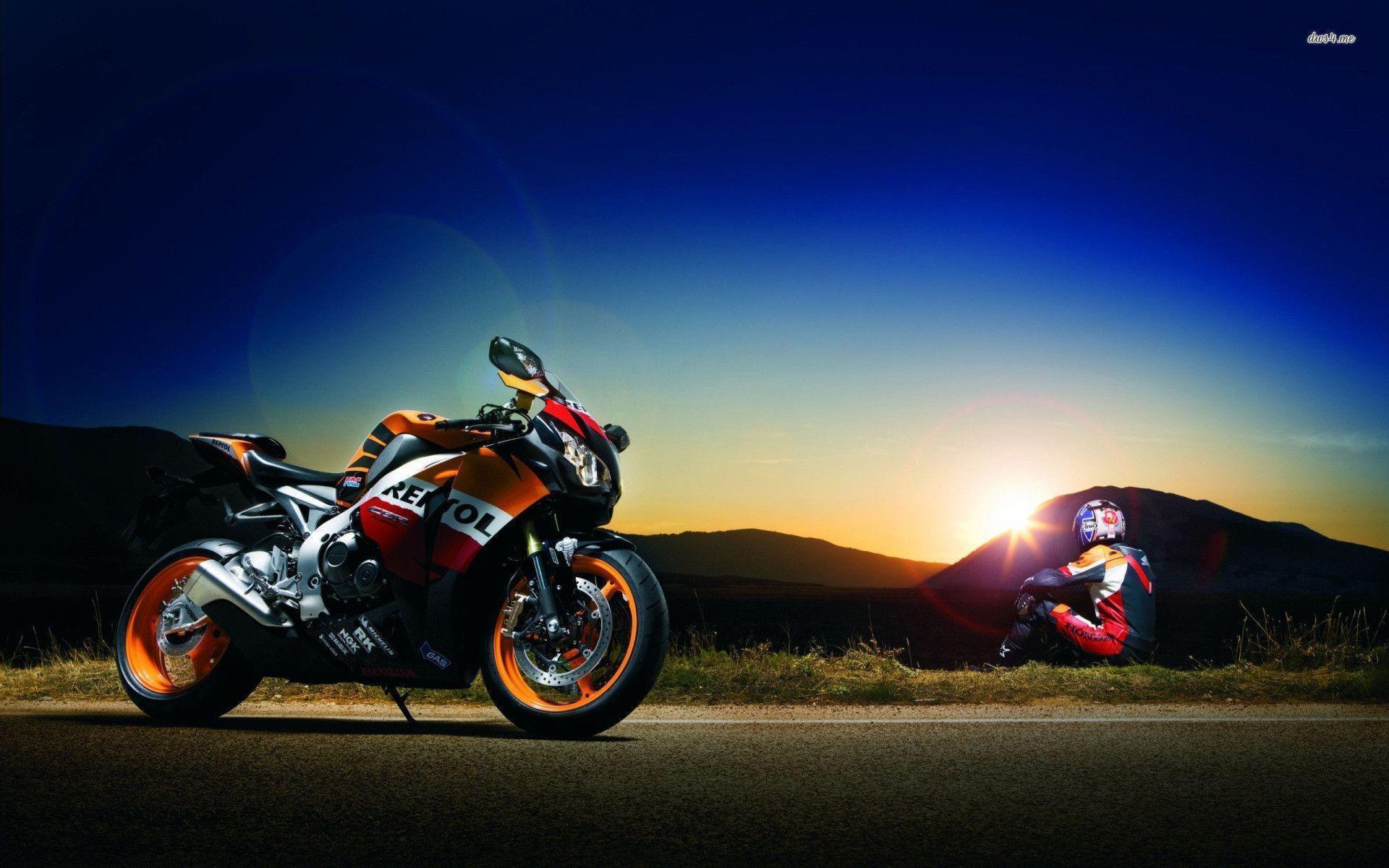 Honda Motorcycle Wallpaper HD Wallpaper