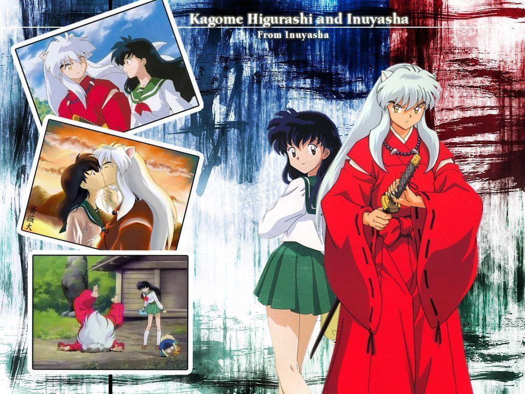 Pix For > Kagome And Inuyasha Wallpaper