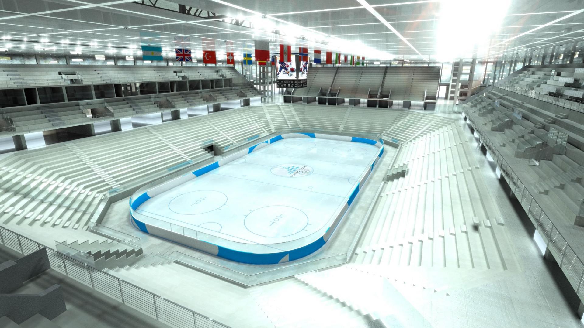 Great Hockey HD Wallpaper: Ice Hockey Rink Arena Sport