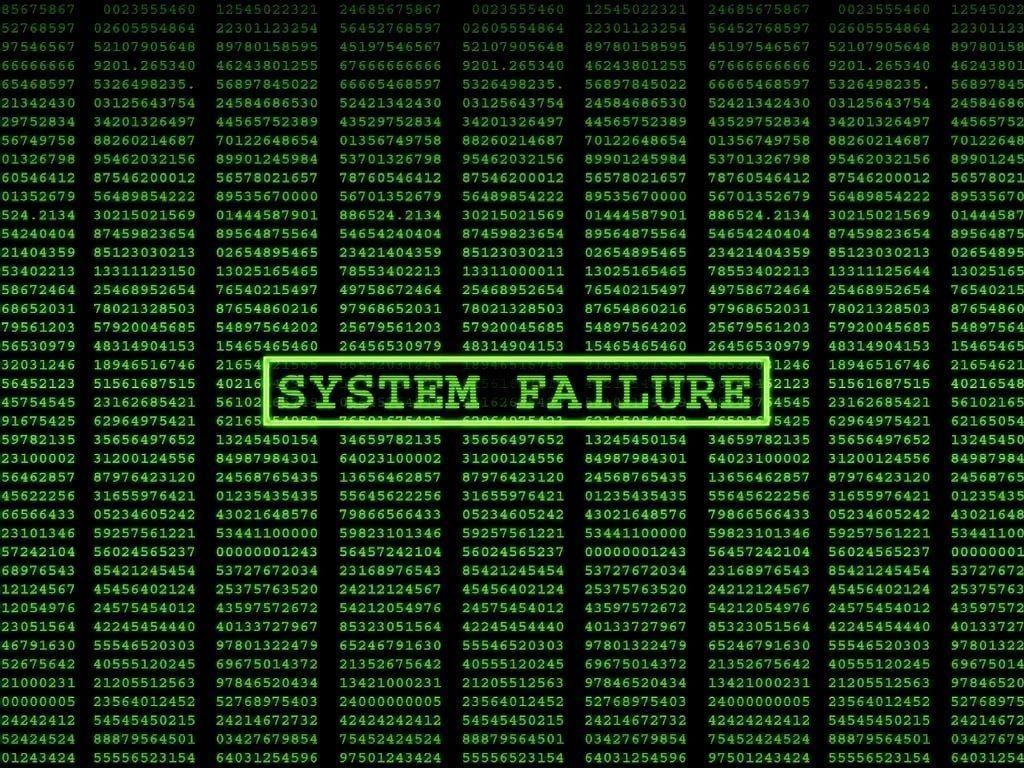 matrix wallpapers system failure