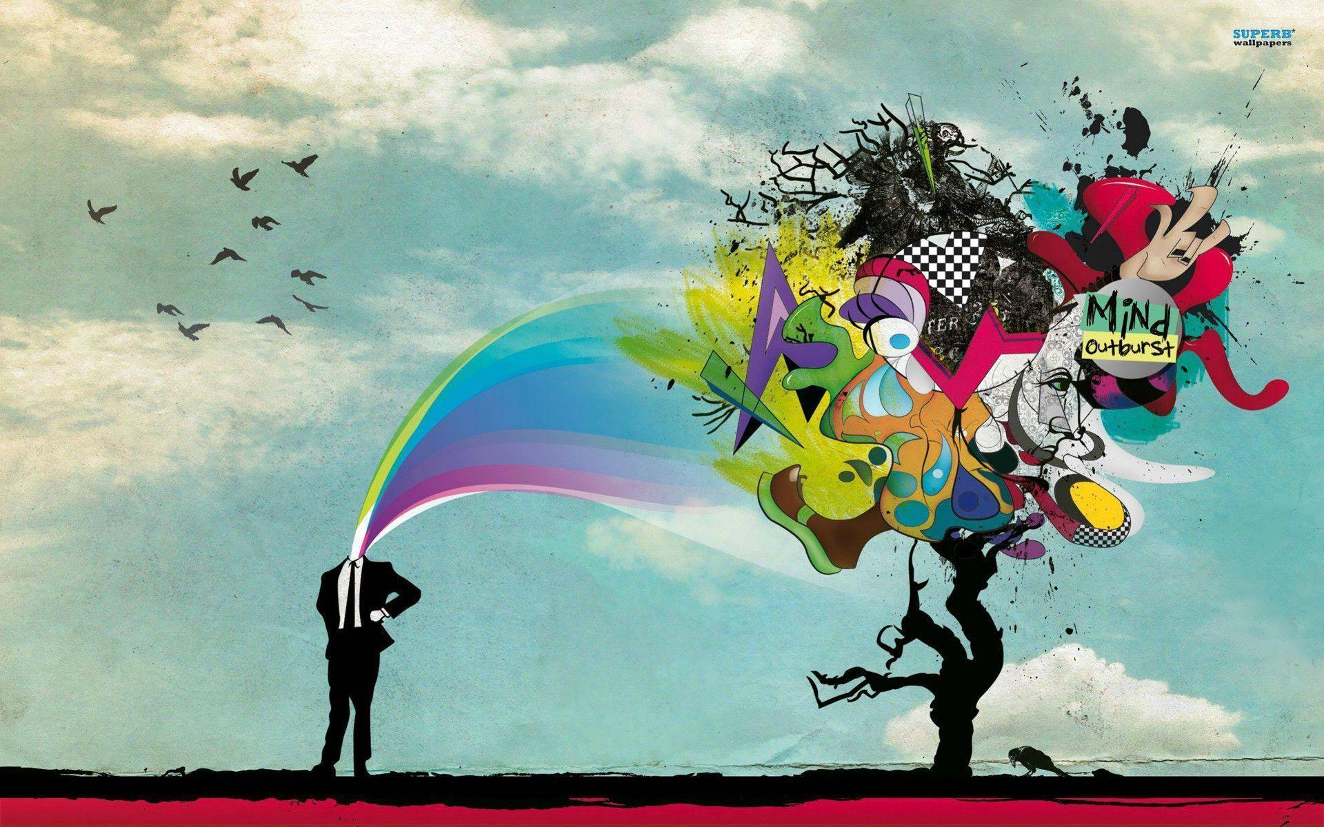 Rainbow thoughts wallpaper wallpaper - #