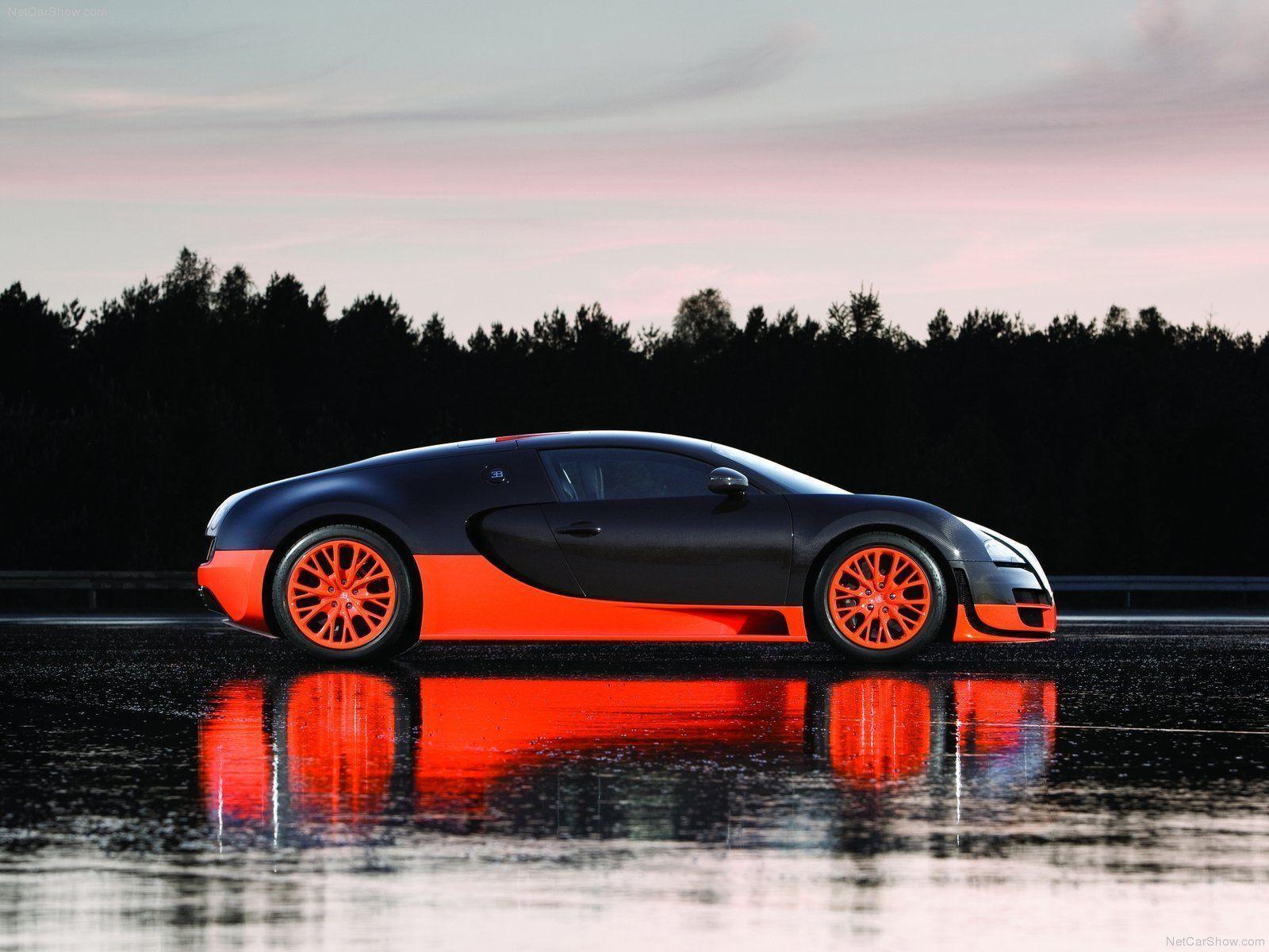 Wallpaper For > Red Bugatti Veyron Wallpaper HD
