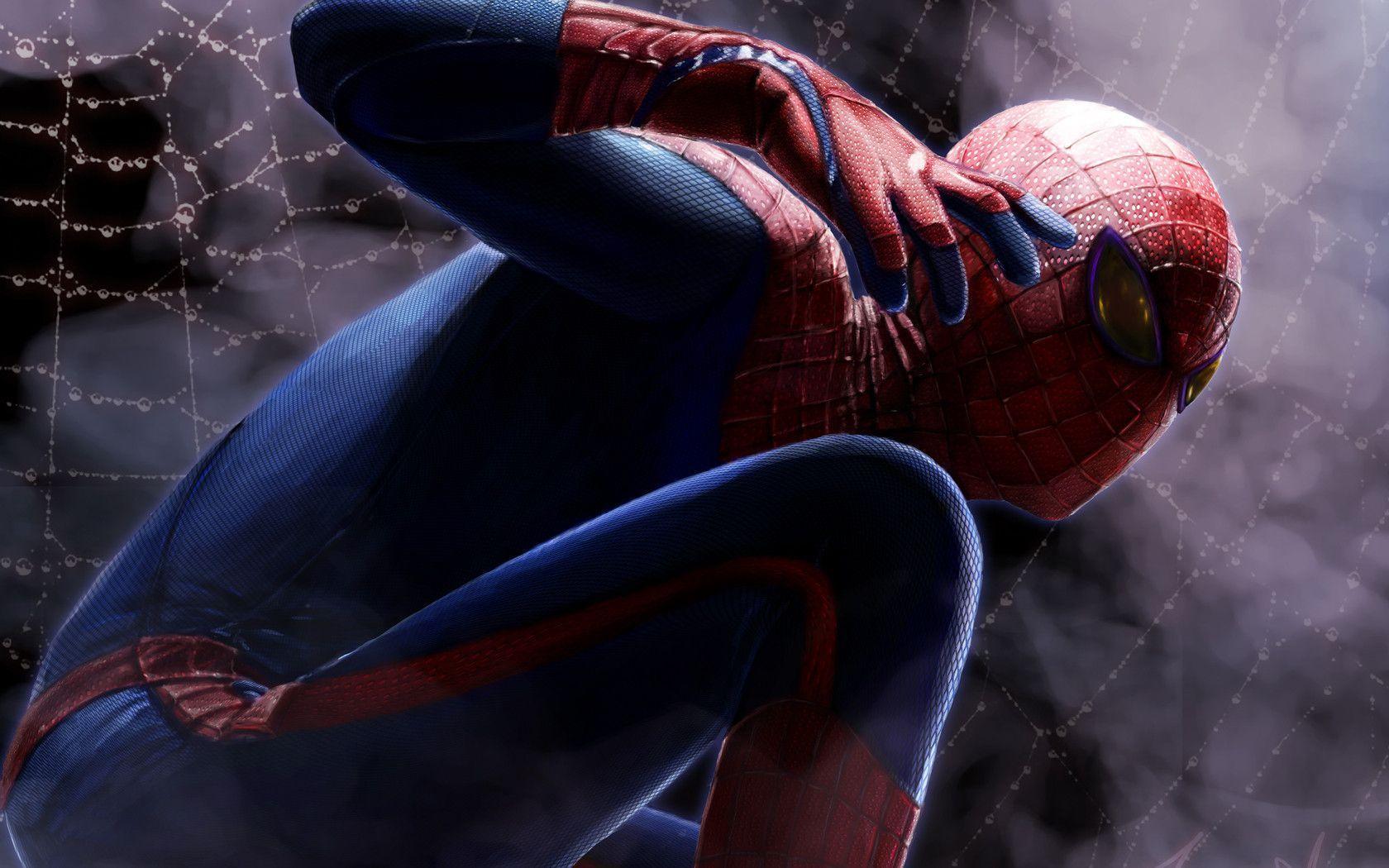 Download wallpaper Art, spiderman, a superhero free desktop