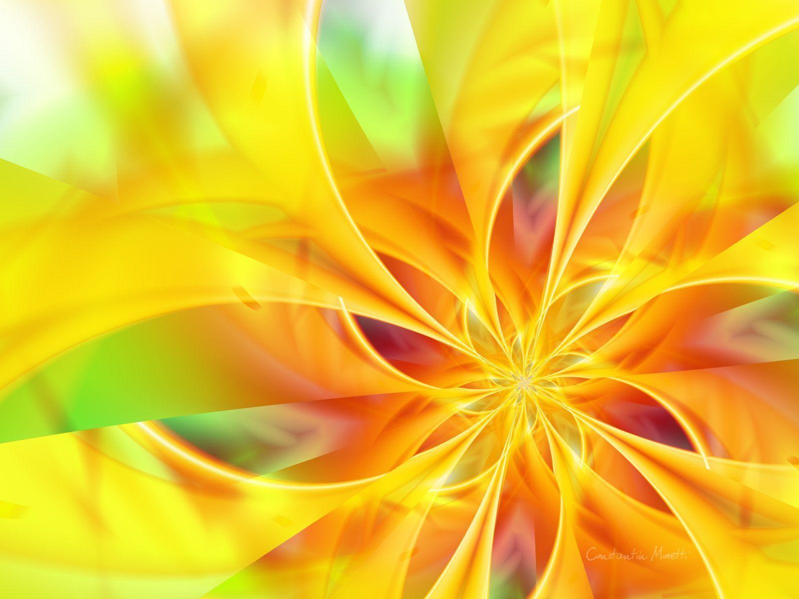 Abstract Yellow. HD wallpaper free