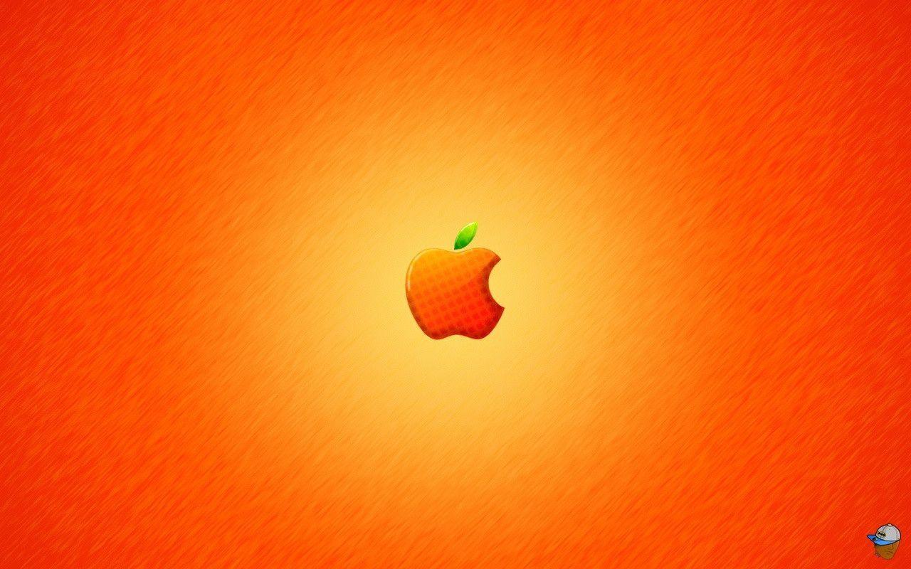 Pix For > Apple Wallpaper Orange