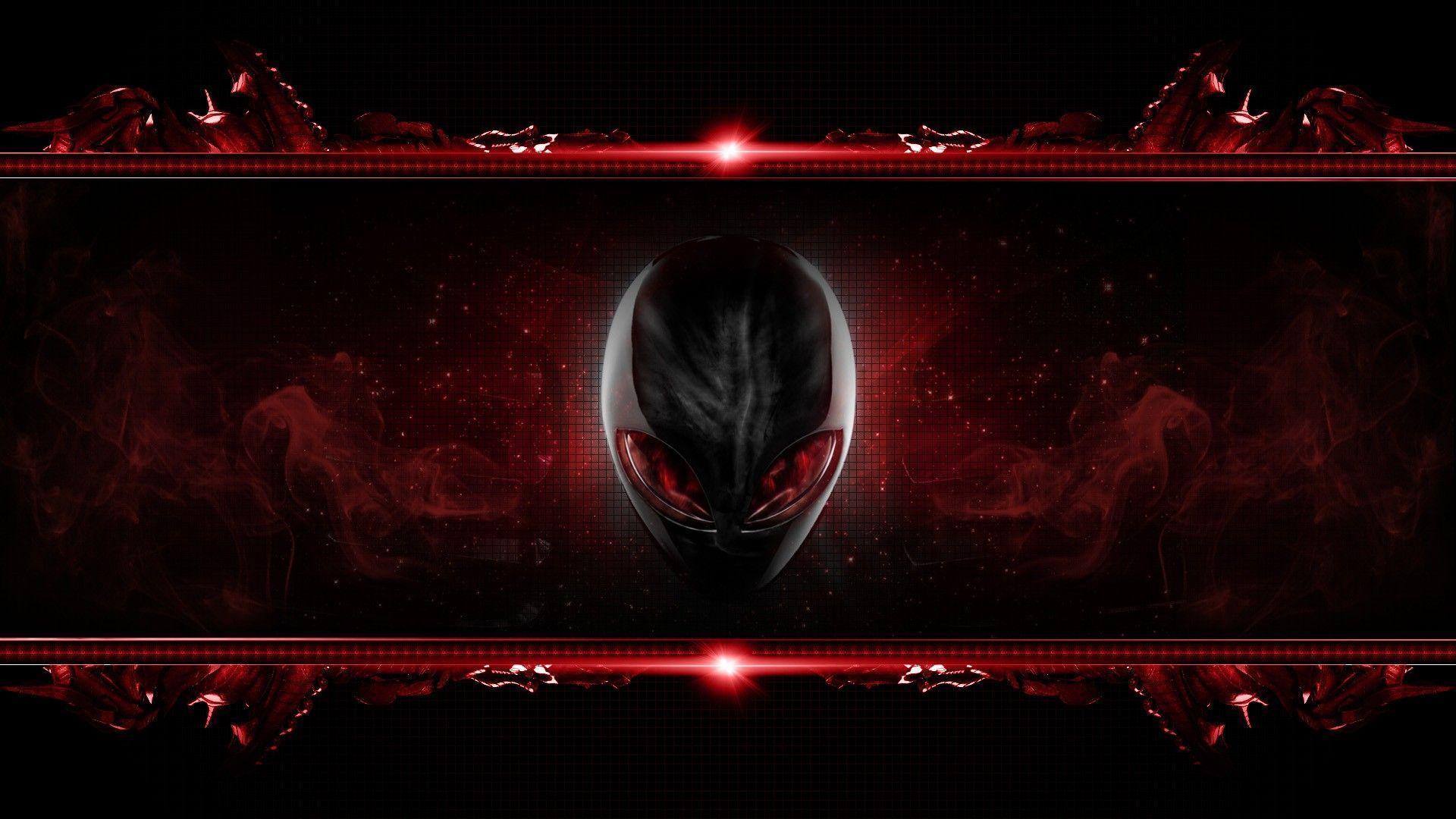 Red Alienware Wallpaper HD Resolution