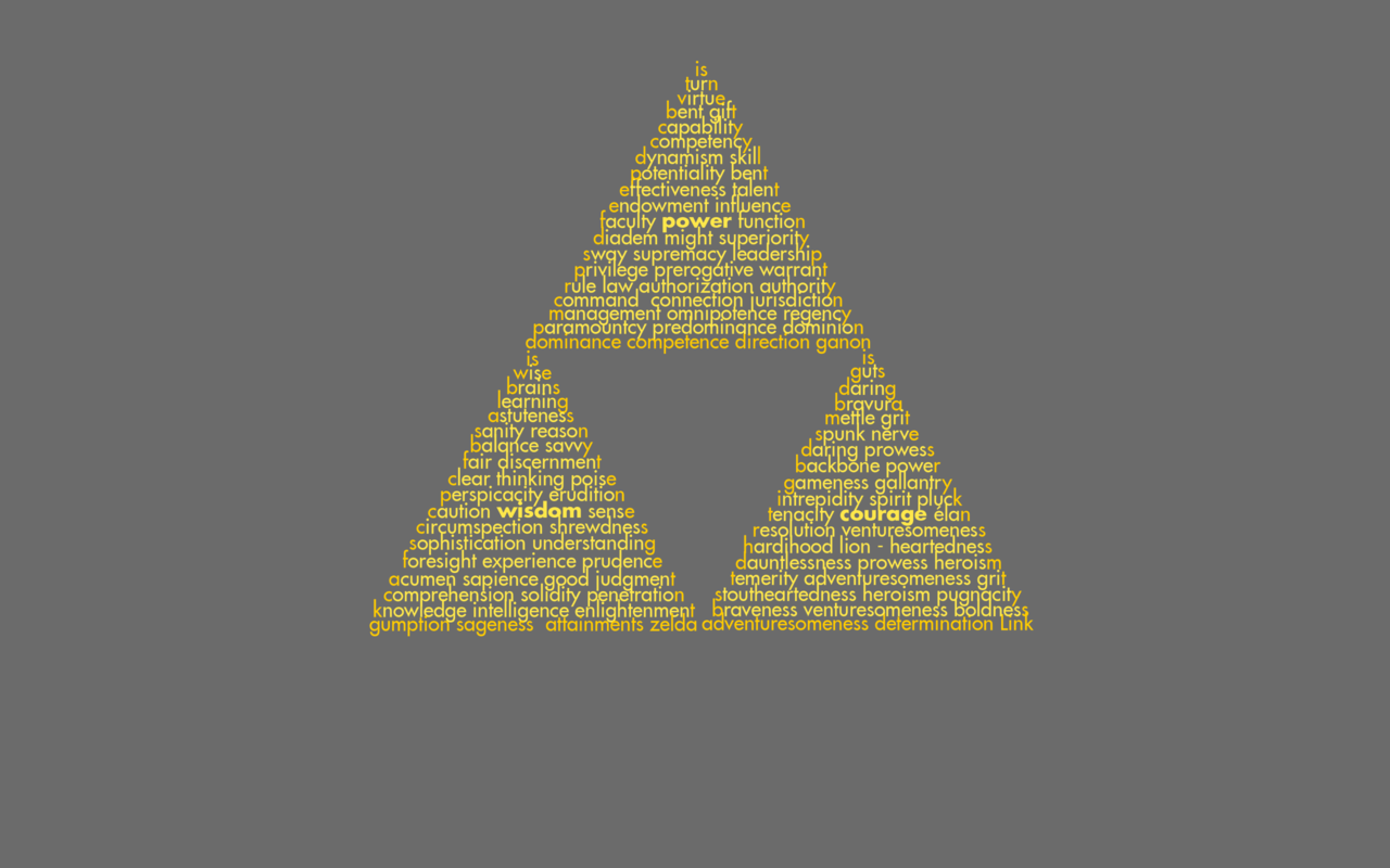 Walpaper Legend Of Zelda &;Triforce&; Logo