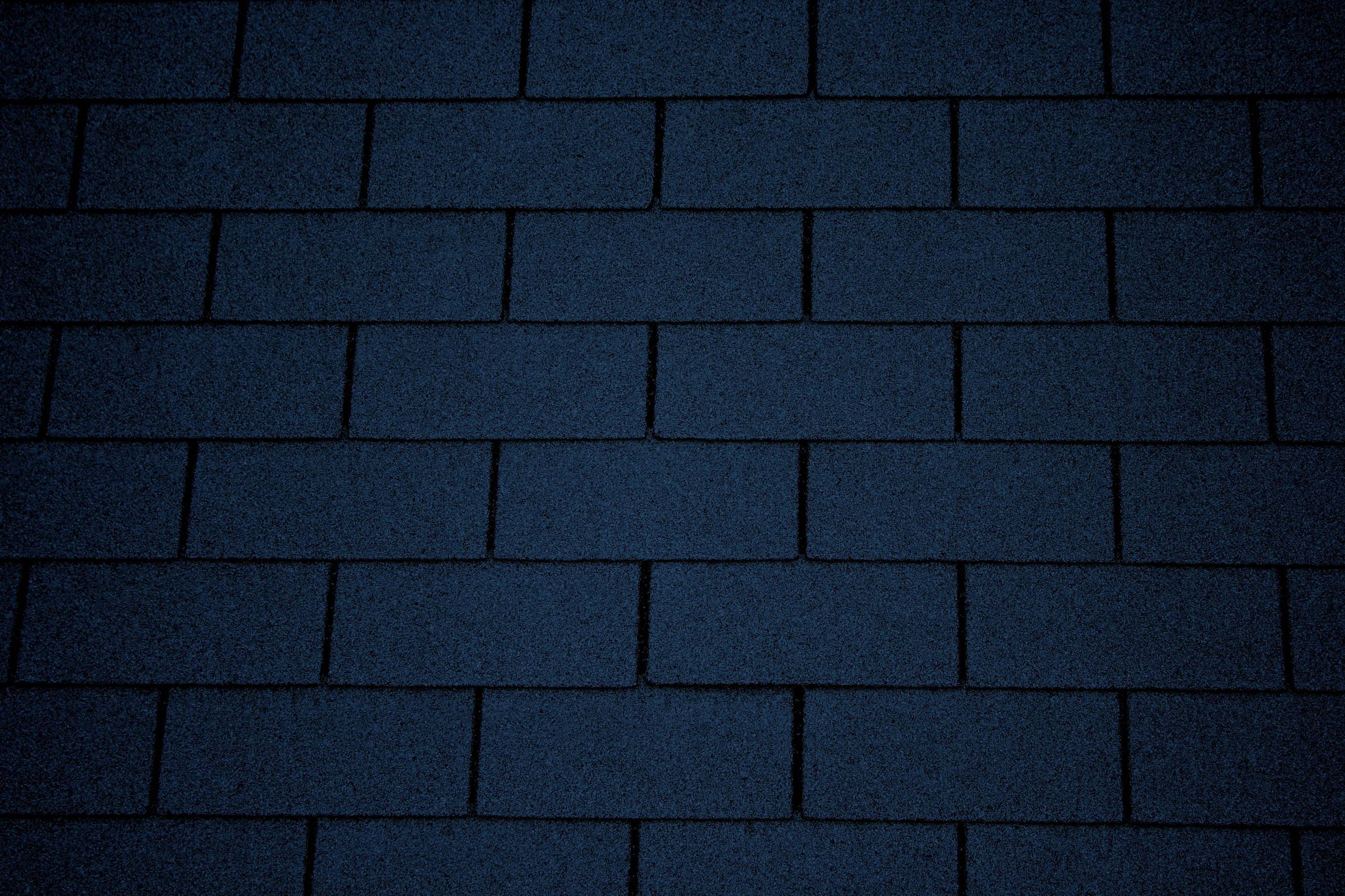 Dark Blue Asphalt Roof Shingles Texture Picture. Free Photograph
