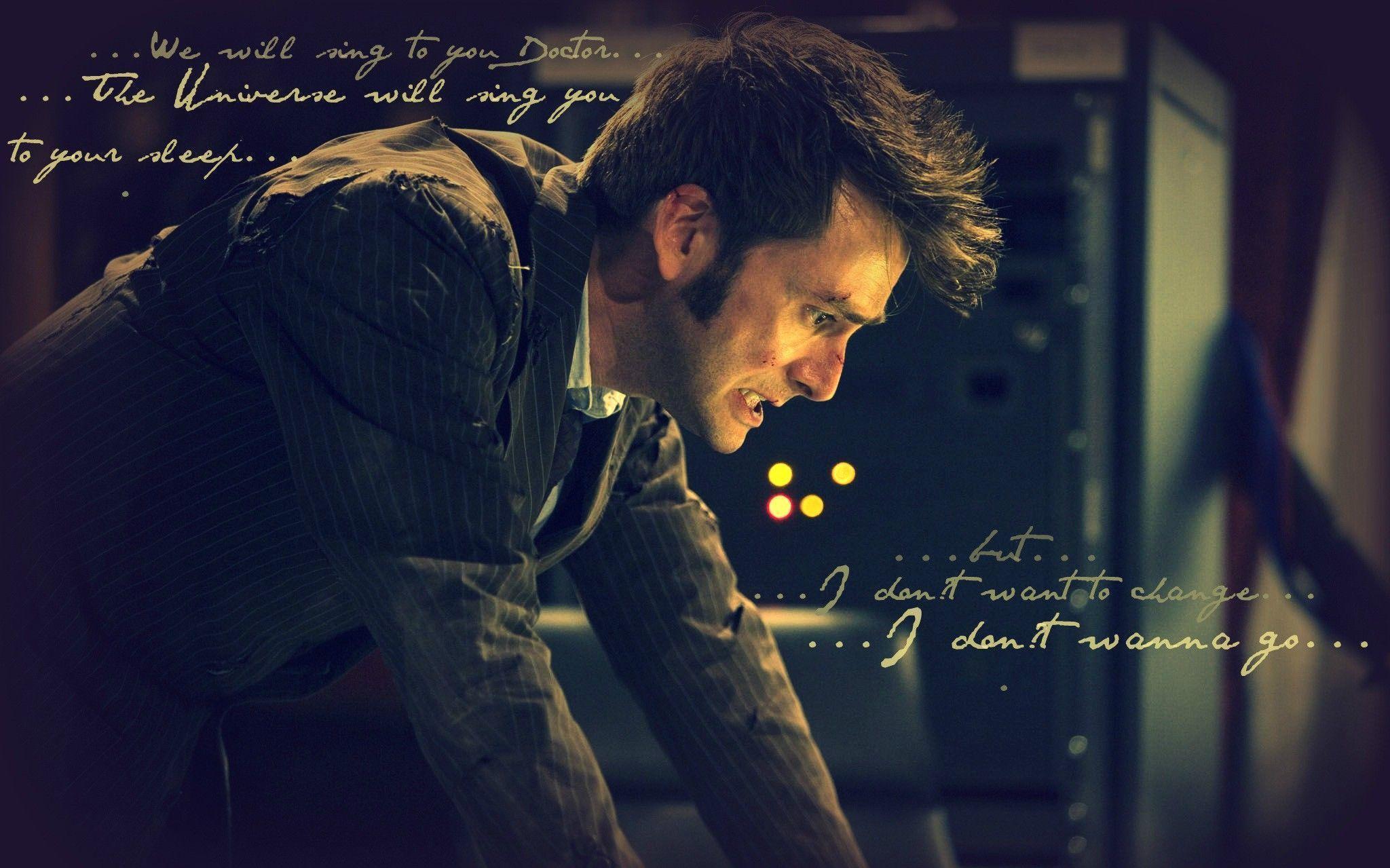 The last moments of the 10th Doctor (wallpaper)