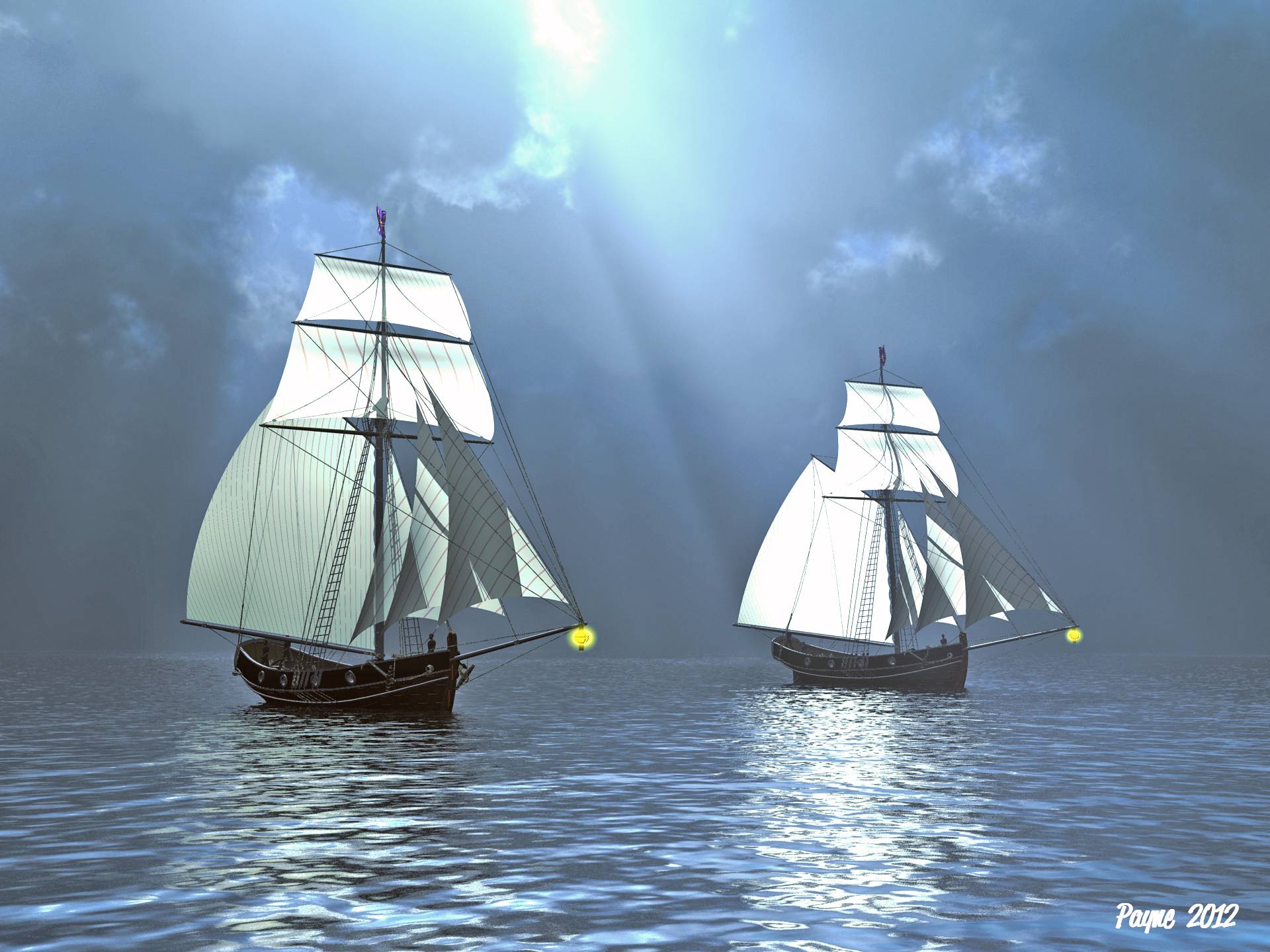 image For > Tall Ships Paintings