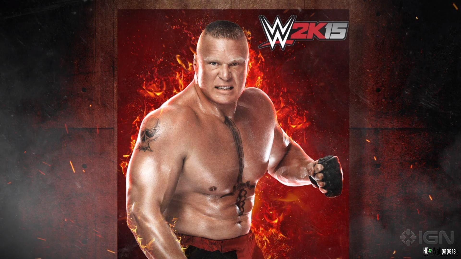 WWE Brock Lesnar 2015 HD Wallpaper