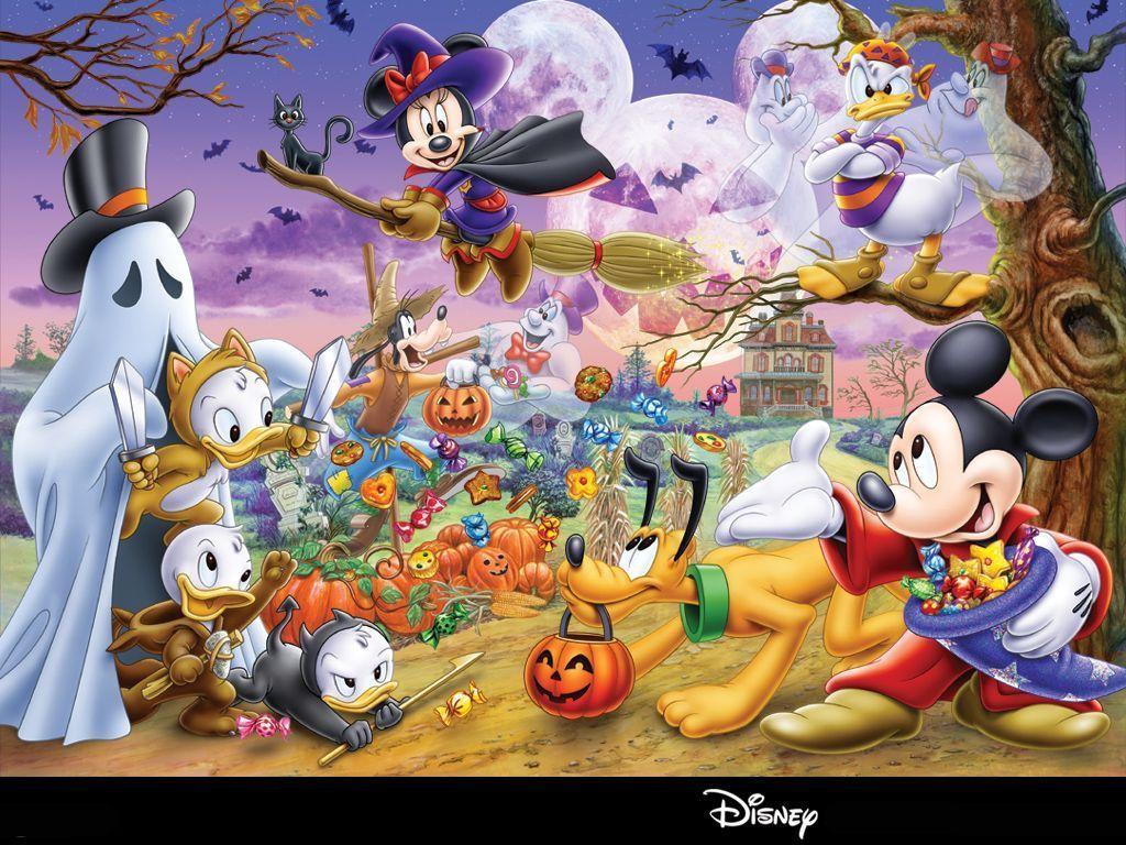Wallpaper For > Disney Halloween Wallpaper