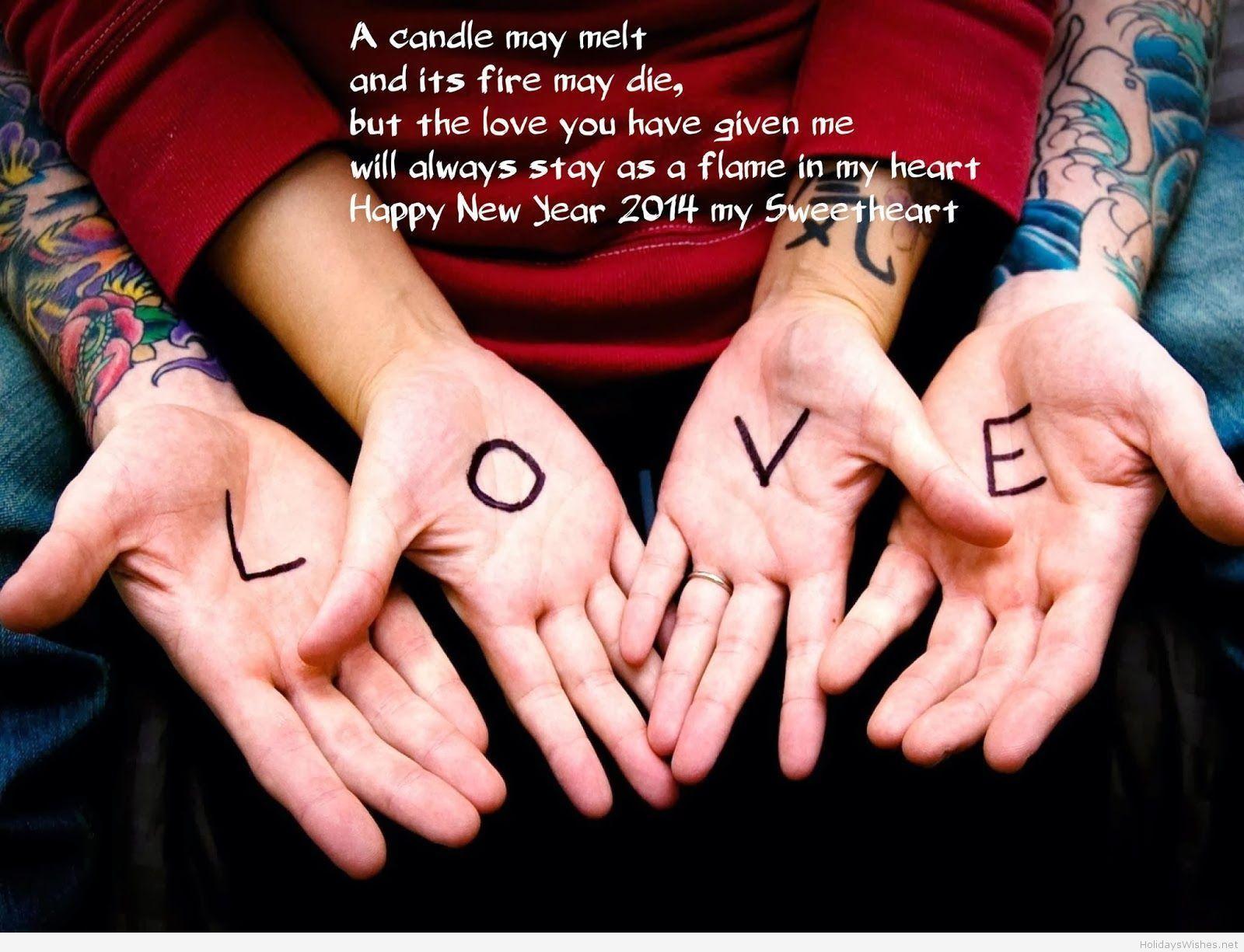Hindi love wallpaper happy new year 2015
