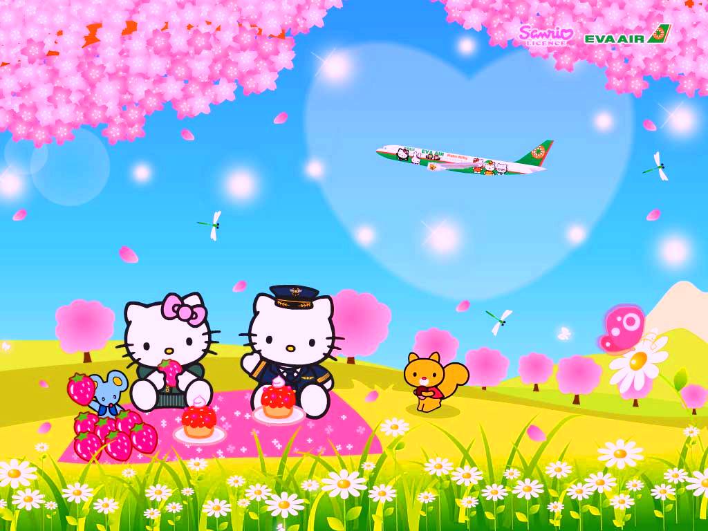 Picnic Hello Kitty Wallpaper