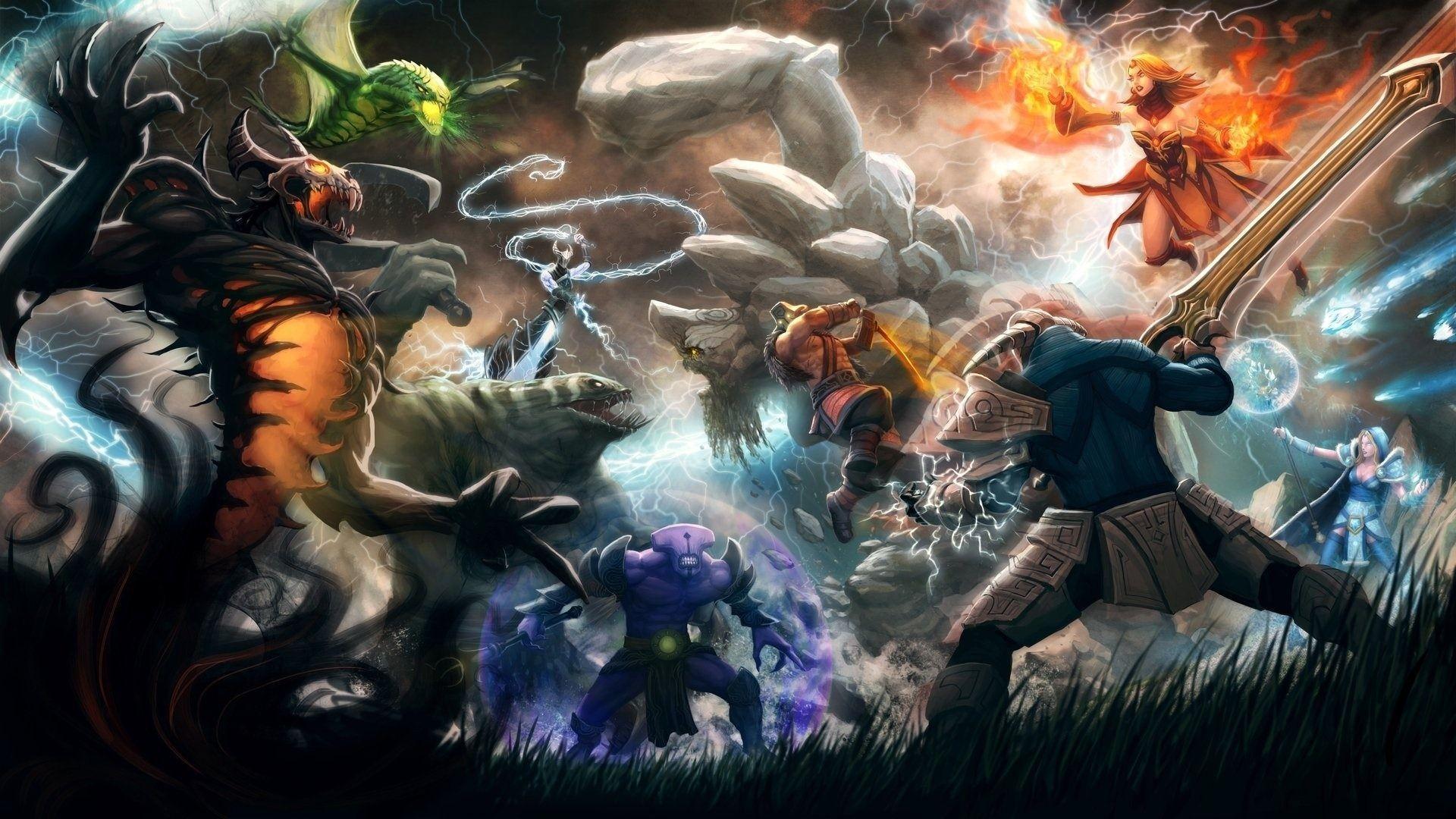 Dota Wallpaper Background HD Wallpaper Desktop Games Picture